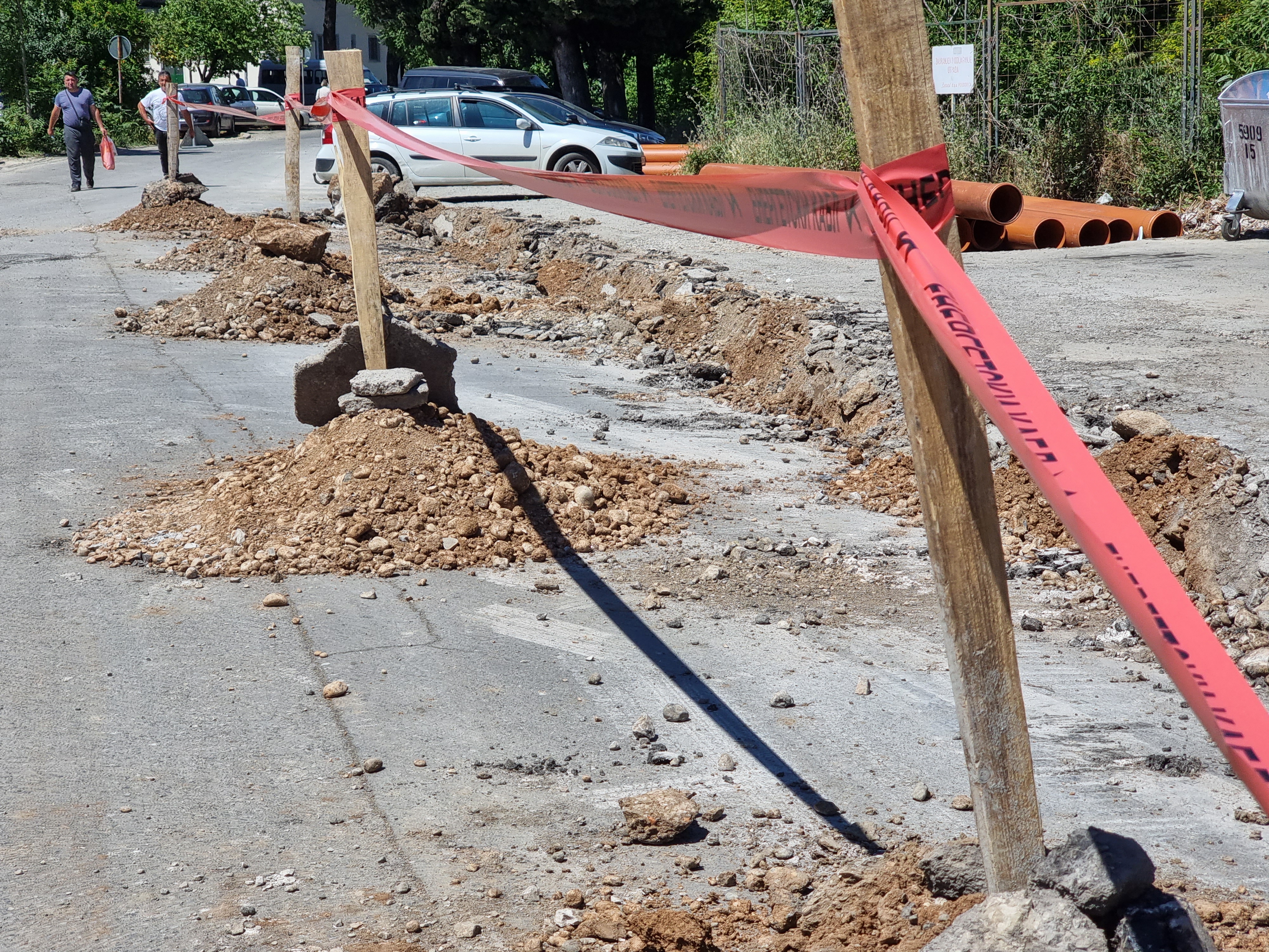 Počeli radovi na izgradnji atmosferske kanalizacije u Ulici Brijeg Ćukovića
