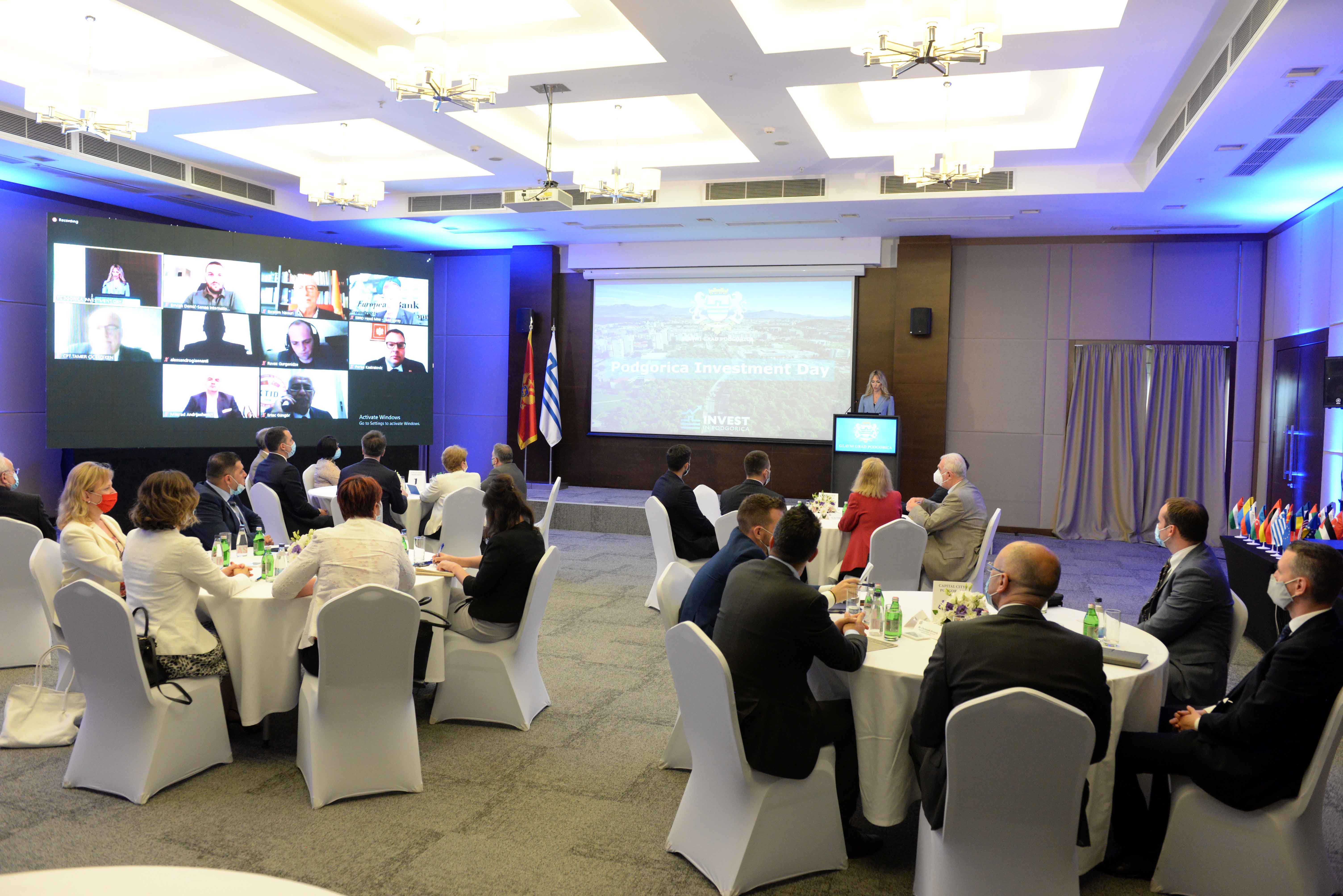 Održan Podgorica Investment Day; Glavni grad predstavio biznis zone