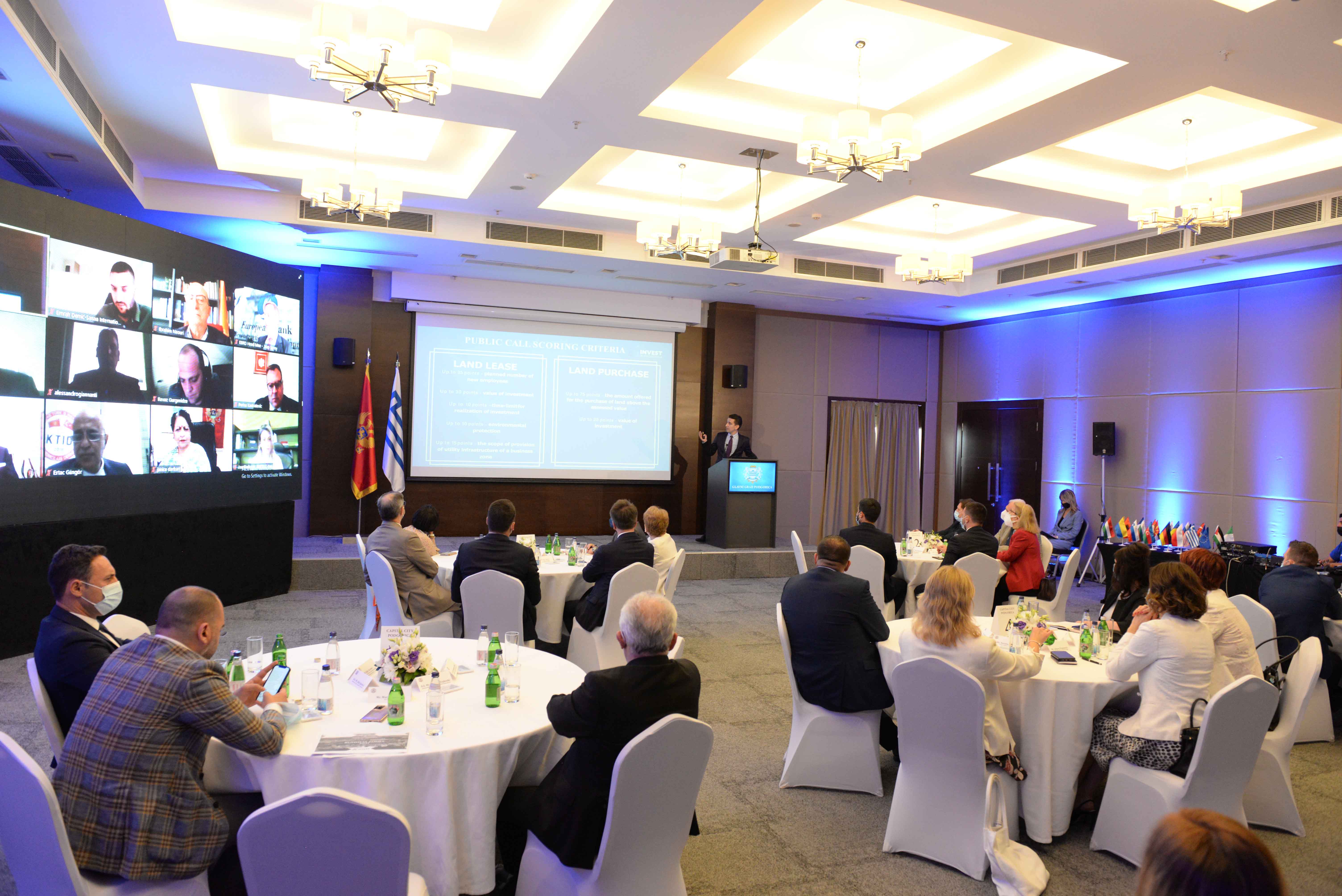 Održan Podgorica Investment Day; Glavni grad predstavio biznis zone