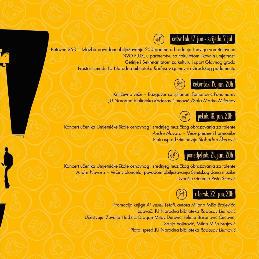 Počinje 22. Podgoričko kulturno ljeto