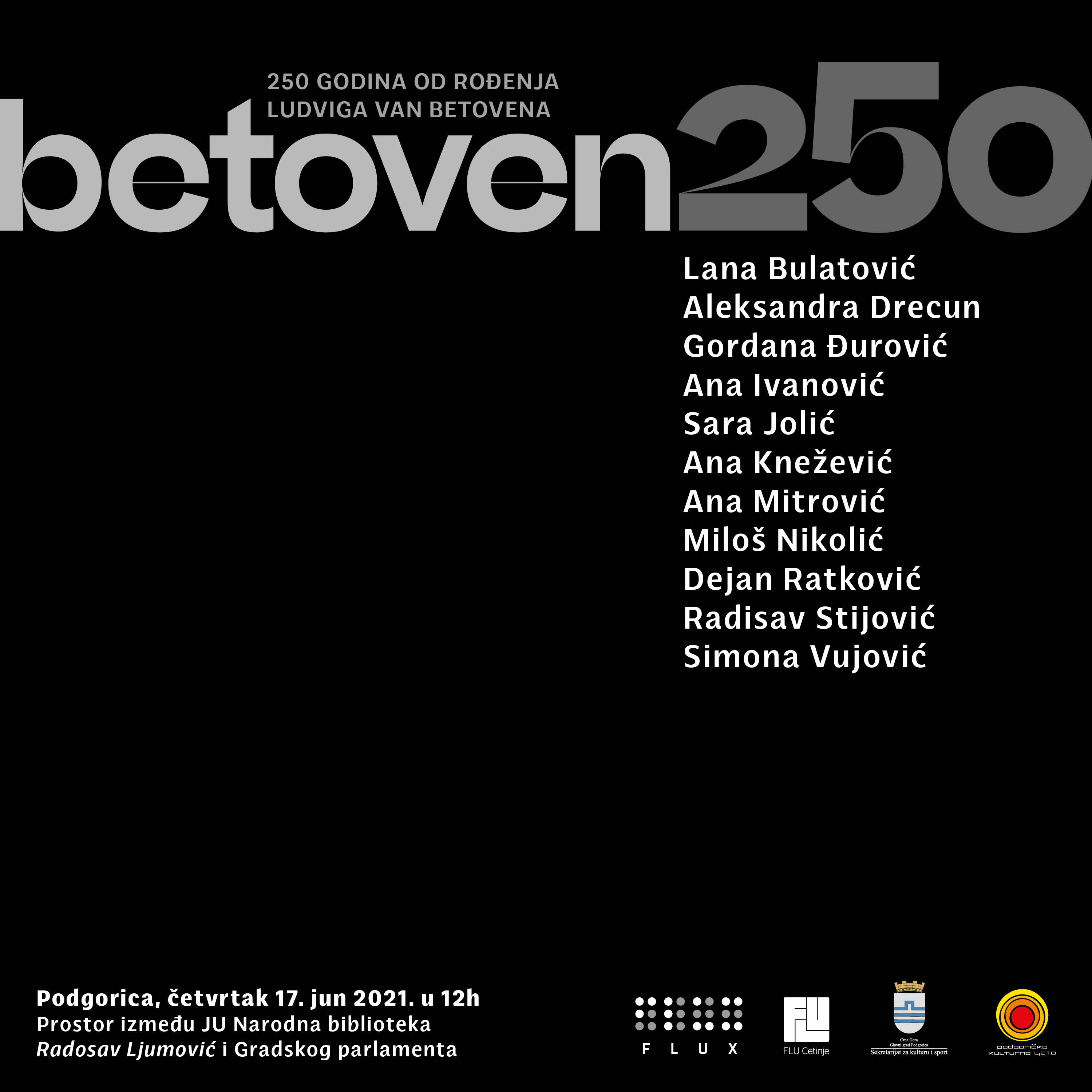 Najava – Otvaranje izložbe plakata “Betoven 250”