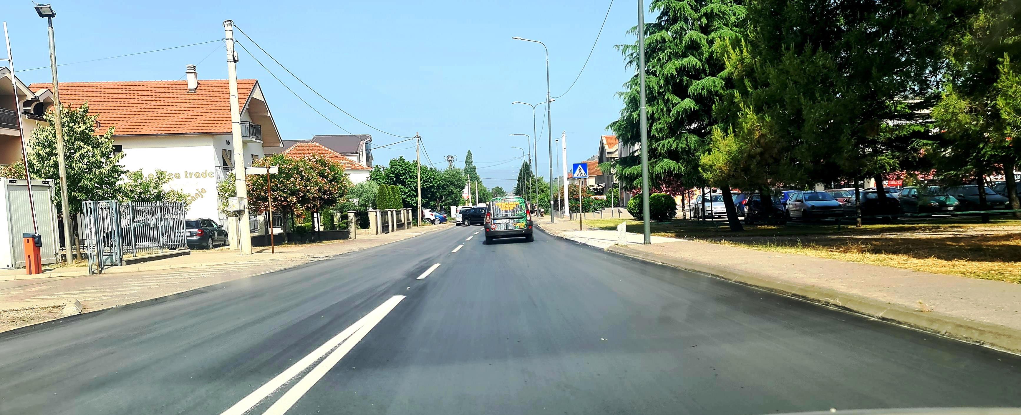 Obilazak završnih radova na sanaciji ulica Partizanski put i Đura Draškovića