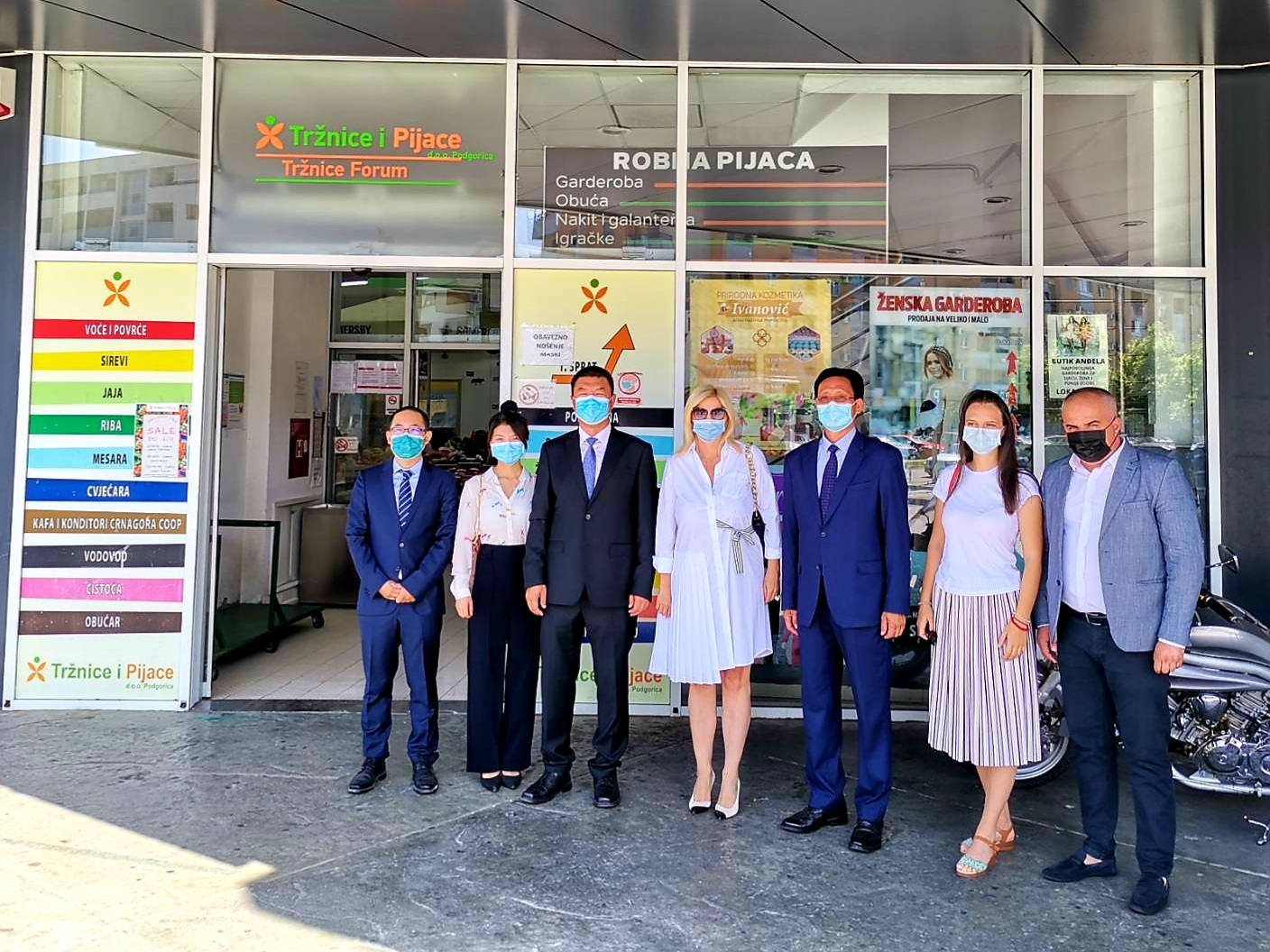 Delegacija kineskih privrednika u posjeti gradskom preduzeću Tržnice i pijace