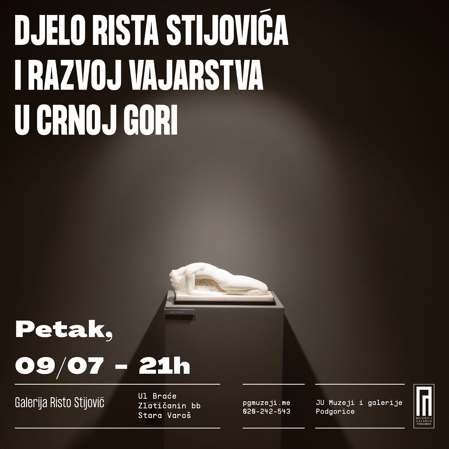 Predavanje: Djelo Rista Stijovića i razvoj vajarstva u Crnoj Gori