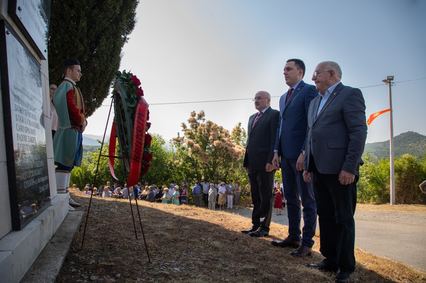 Polaganje vijenca na Ravnom lazu; Vuković: Na nama je da sačuvamo tekovine slobodarske i antifašističke Crne Gore