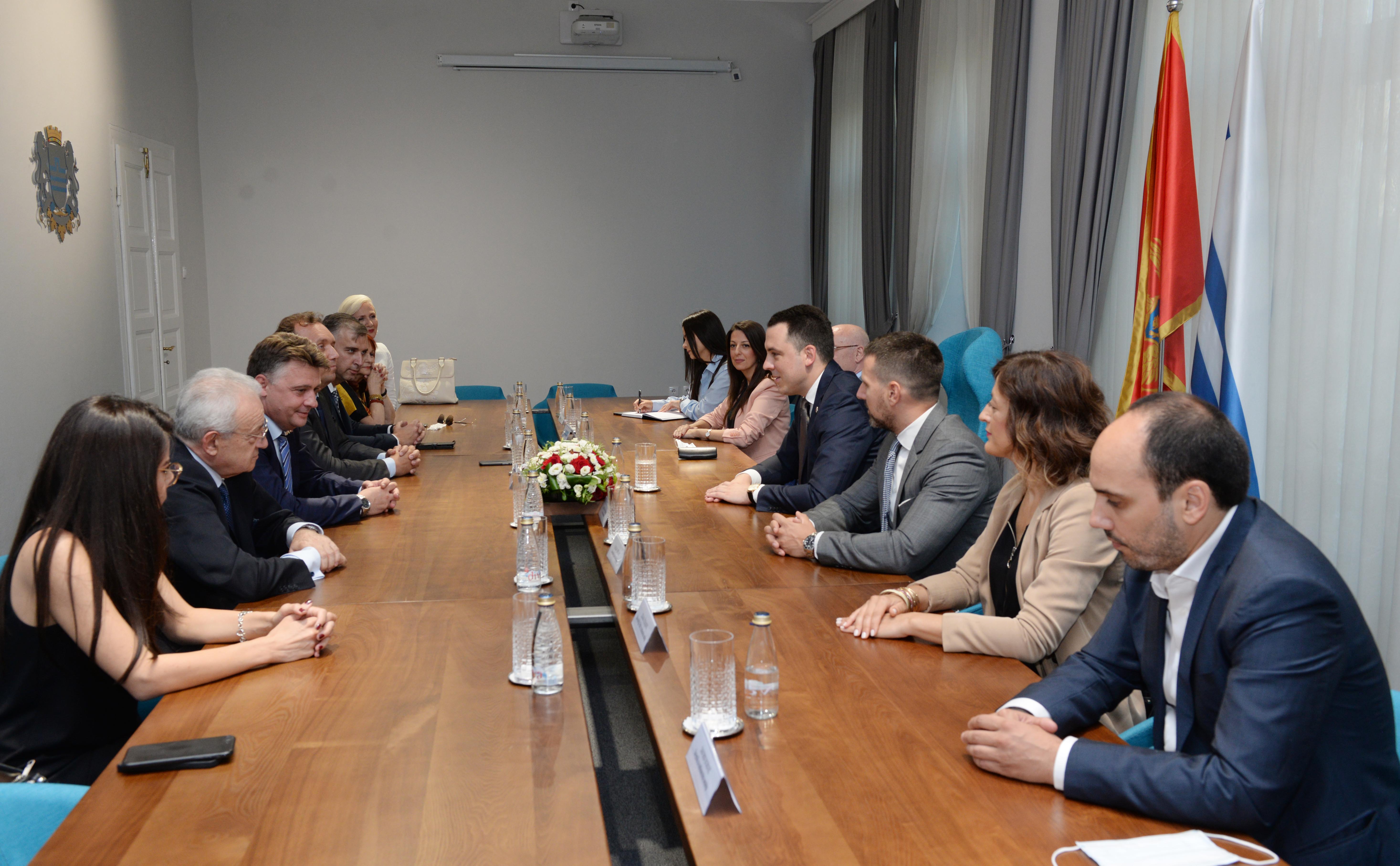 Delegacije Grada Sarajeva i Grada Skoplja u posjeti Podgorici