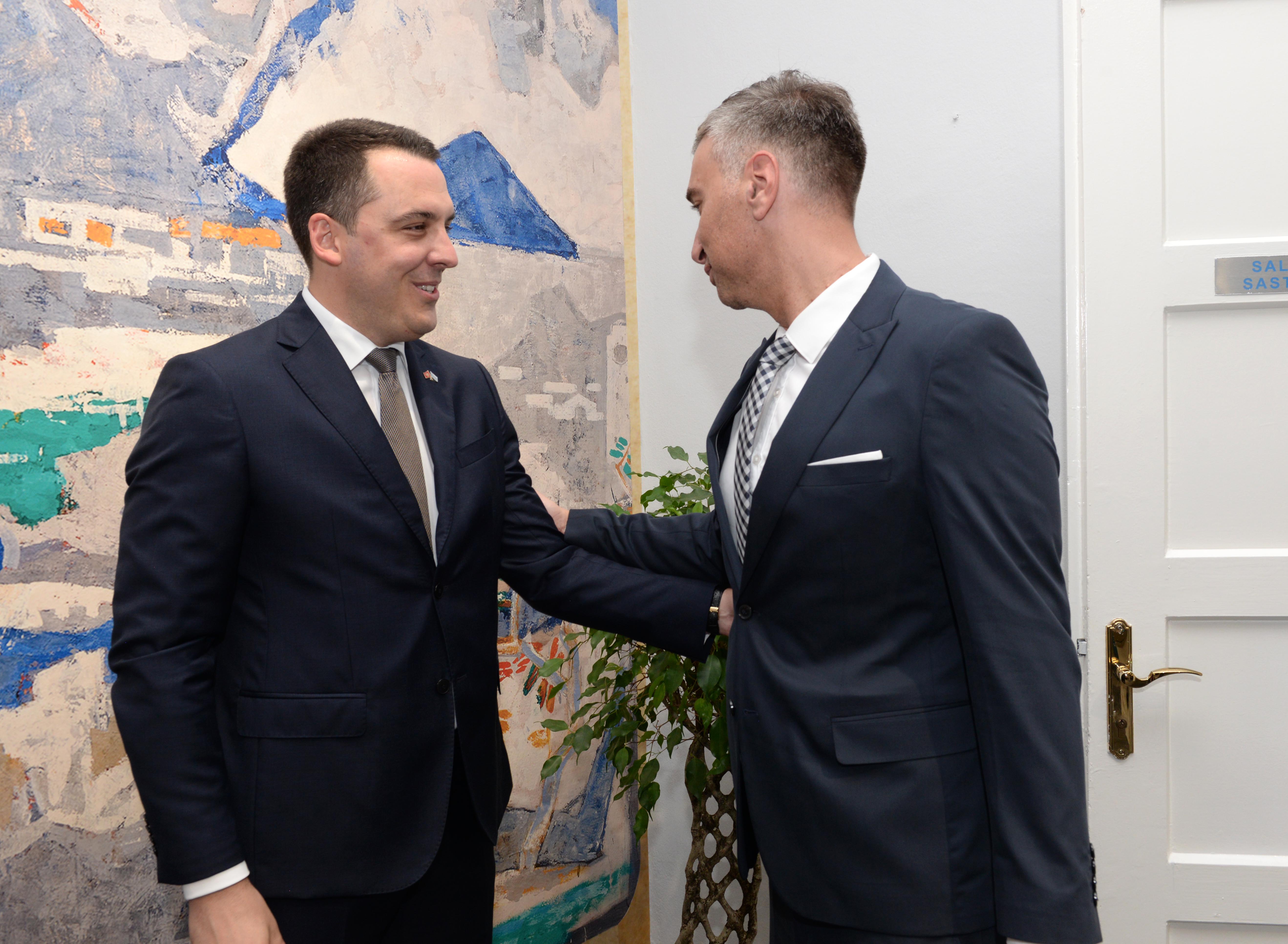 Delegacije Grada Sarajeva i Grada Skoplja u posjeti Podgorici