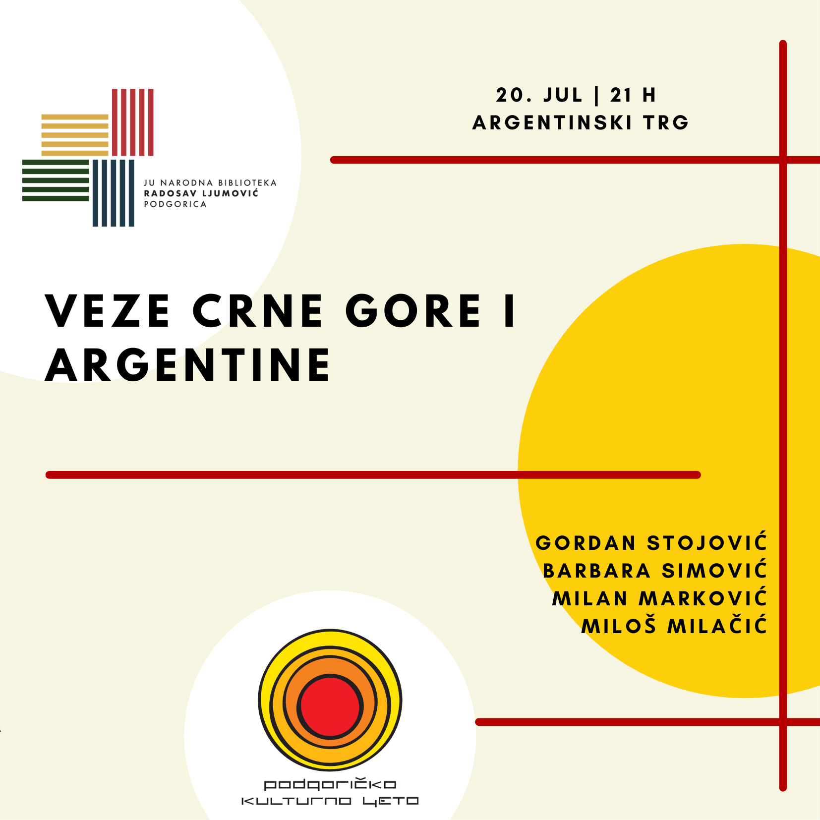 Tribina na temu „Veze Crne Gore i Argentine“