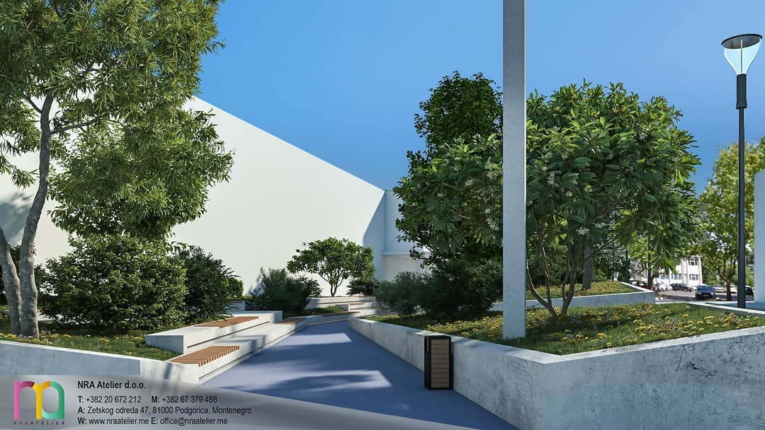 Agencija za stanovanje izvodi radove na uređenju dvorišta OŠ "Savo Pejanović" u okviru projekta Mikro020