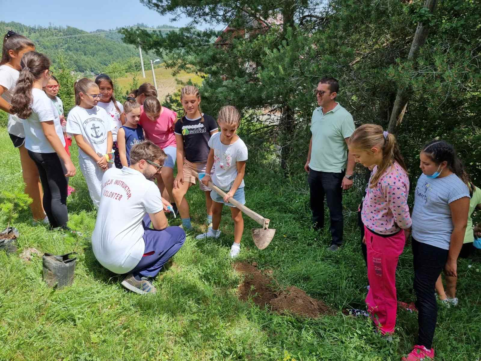 Zelenilo, Dječji savez i gorani u akciji ozelenjavanja Veruše