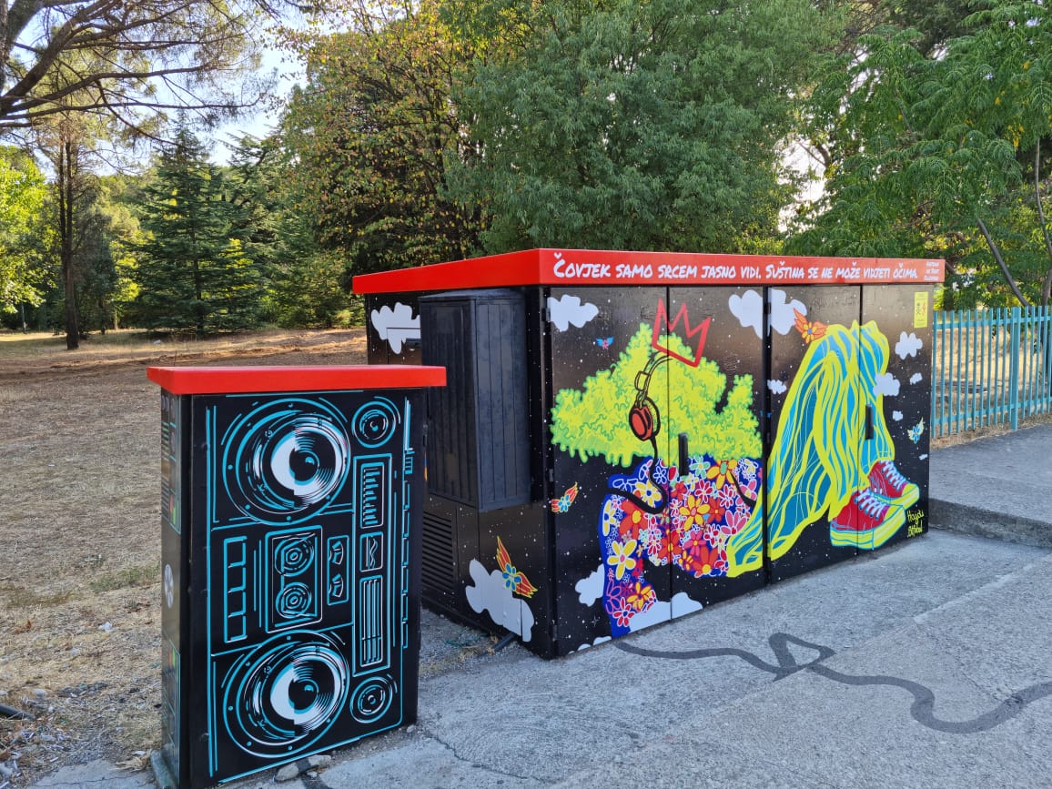 Trafostanica kao slikarsko platno uljepšala podgorički kvart