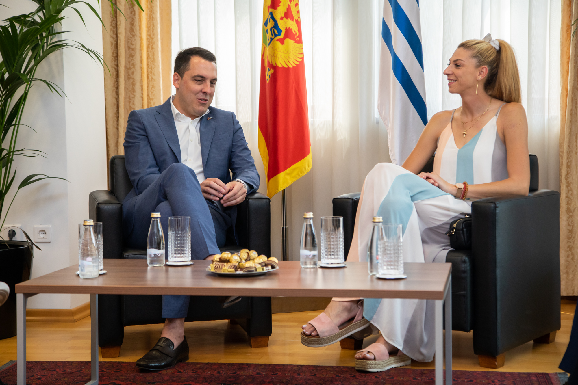 Gradonačelnik Podgorice upriličio prijem za Mariju Vuković; Glavni grad je ponosan na veliki uspjeh crnogorske atletičarke