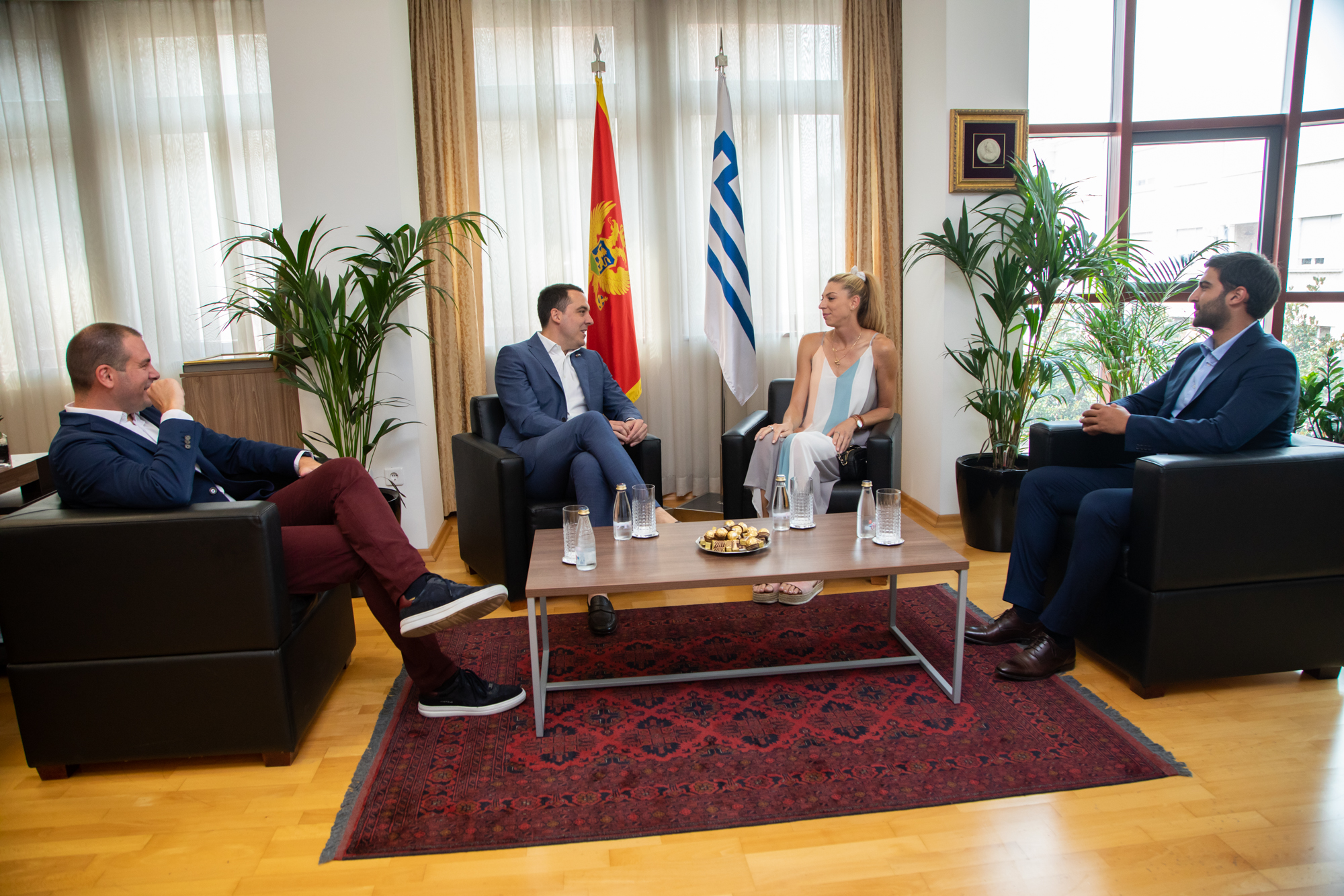 Gradonačelnik Podgorice upriličio prijem za Mariju Vuković; Glavni grad je ponosan na veliki uspjeh crnogorske atletičarke