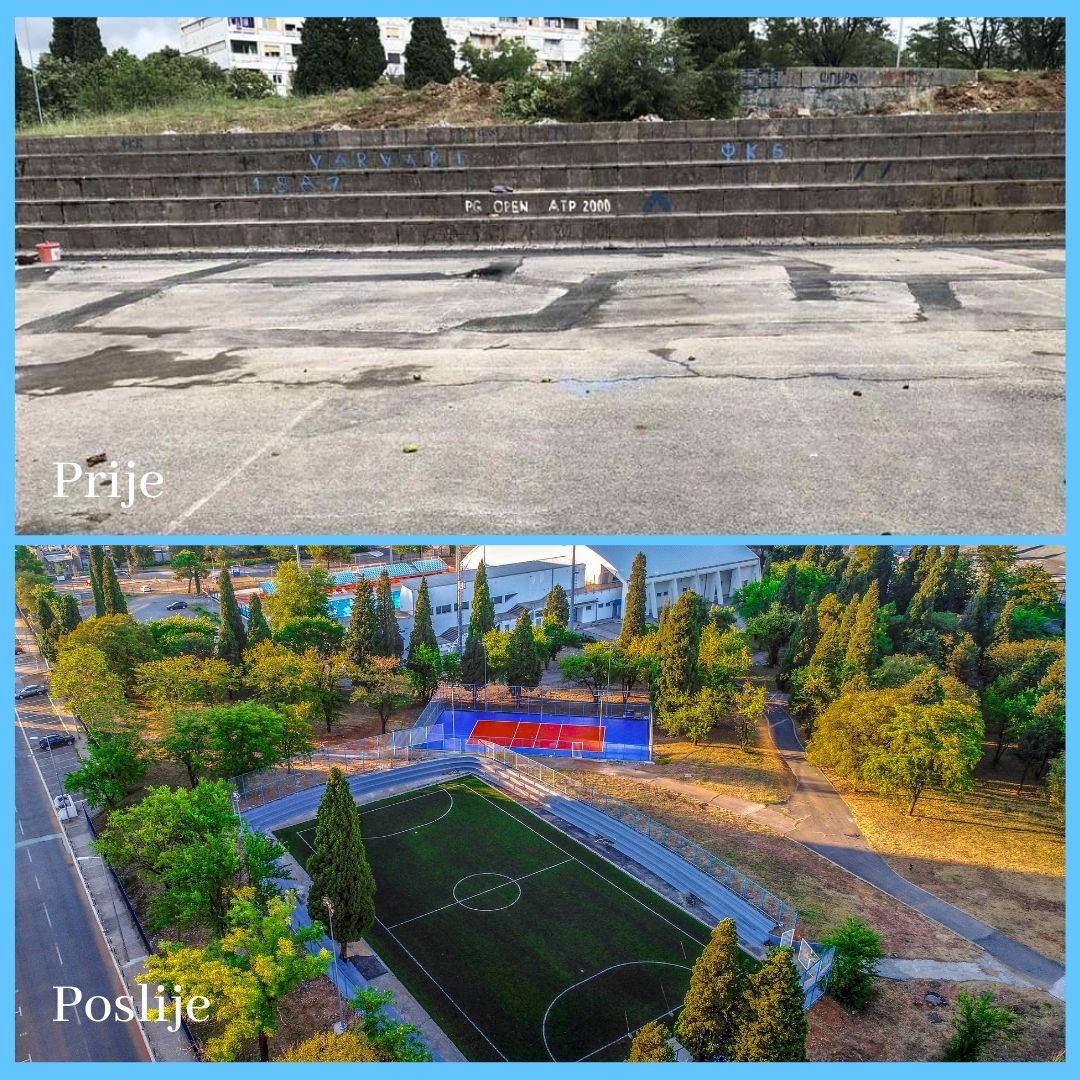 Sportski tereni u okviru “SC Morača” omiljeno mjesto sugrađana za sport i rekreaciju