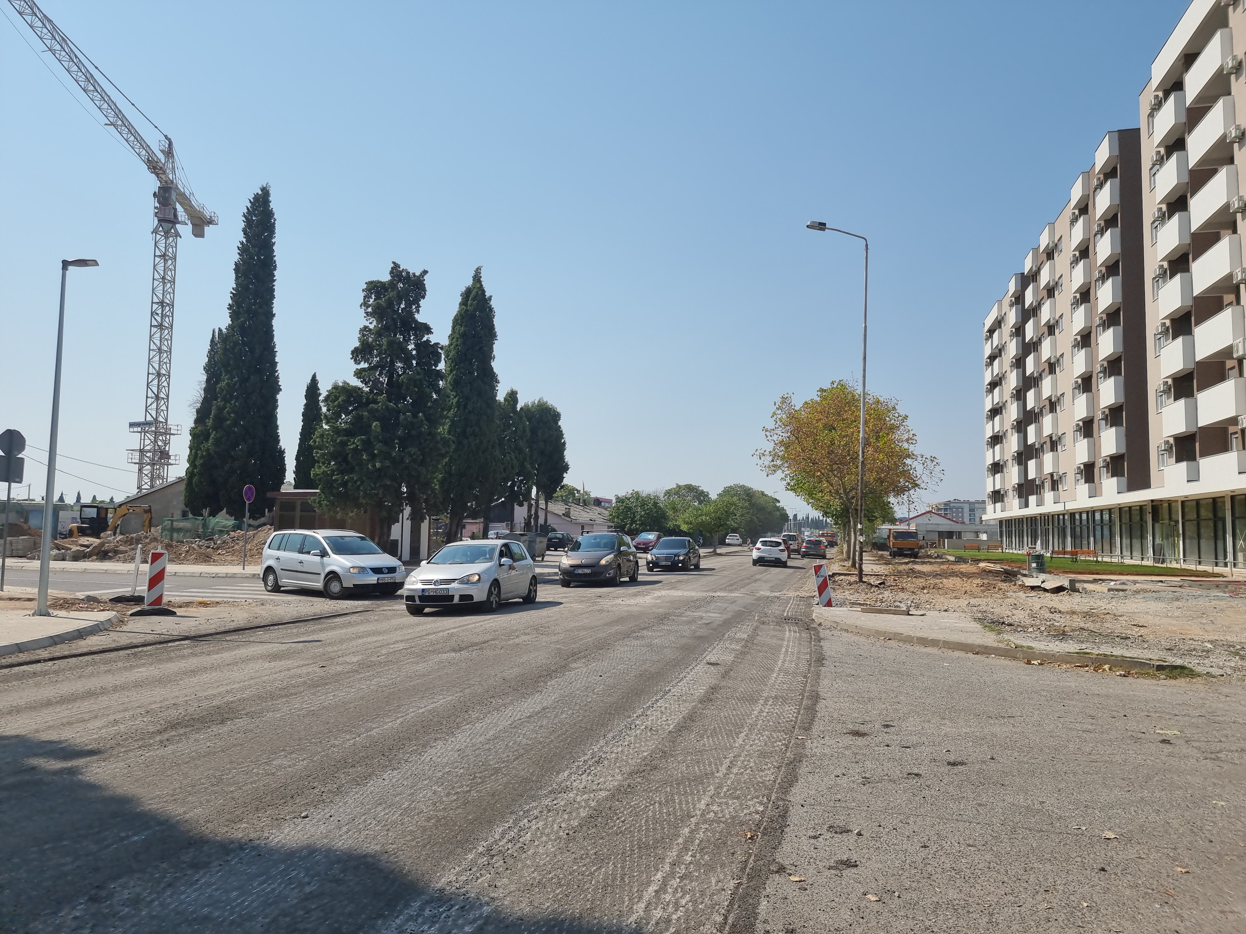 Počeli radovi na sanaciji Ulice 4. jula na Zabjelu