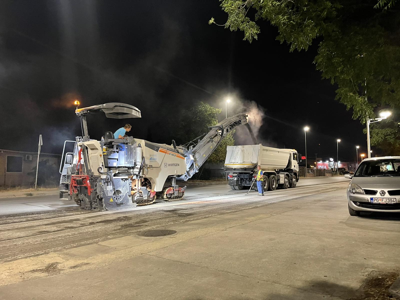 Putevi izvode radove na više lokacija u Podgorici
