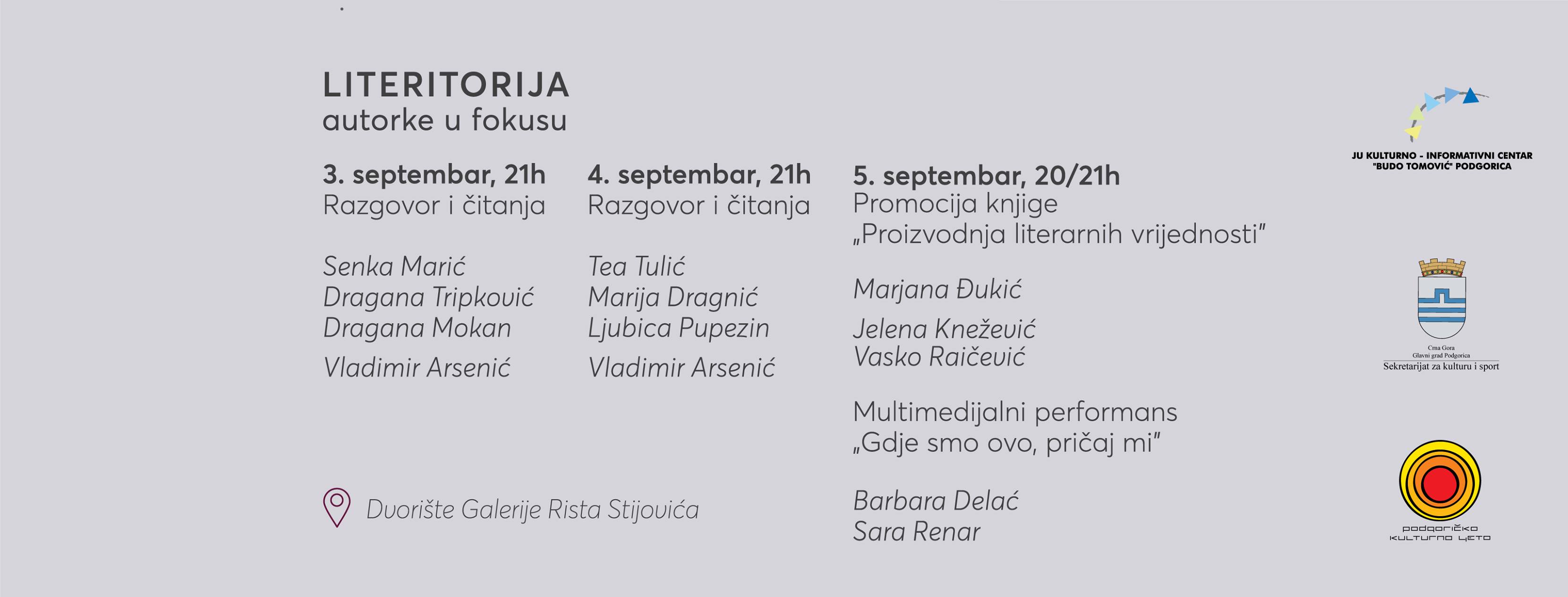 Počinje peto izdanje regionalnog književnog festivala LiTeritorije: „Autorke u fokusu"