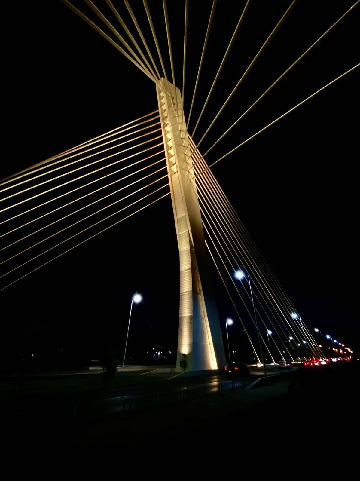 U znak podrške djeci oboljeloj od karcinoma most Milenijum u zlatnim bojama