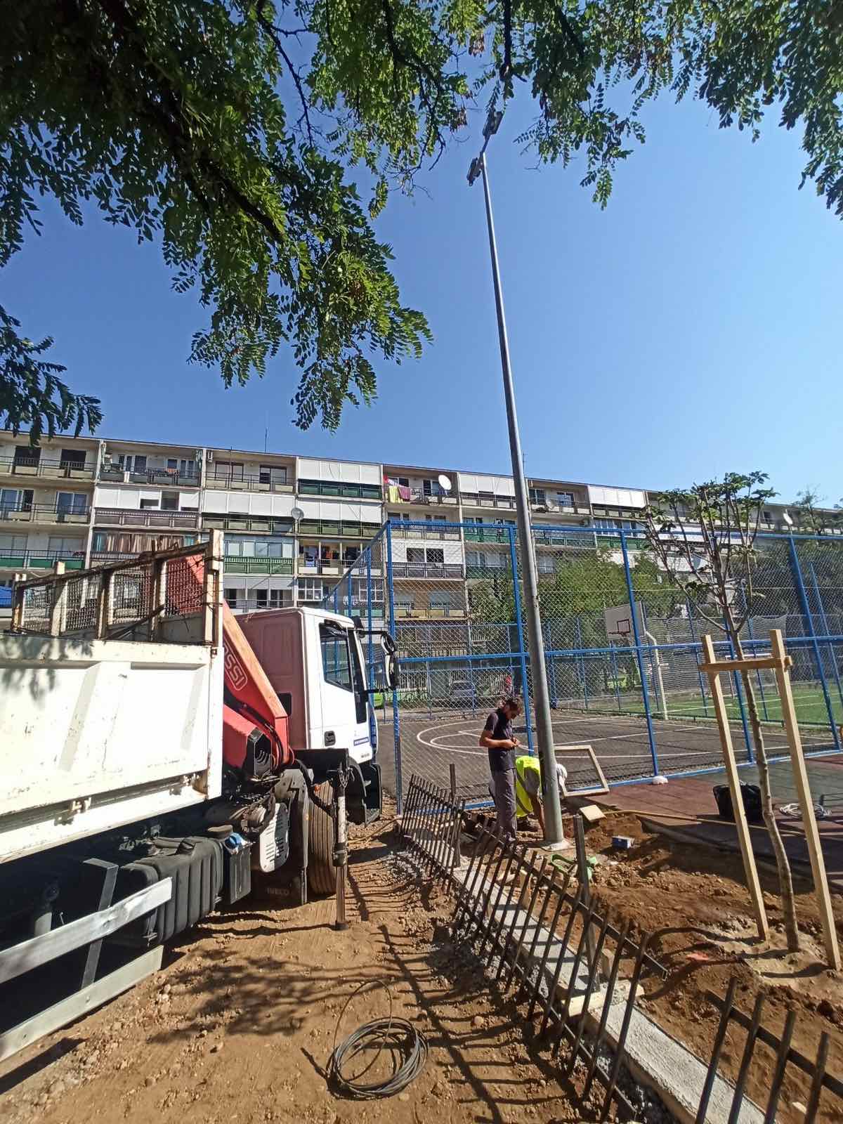 Moderna javna rasvjeta na podgoričkim poligonima i igralištima