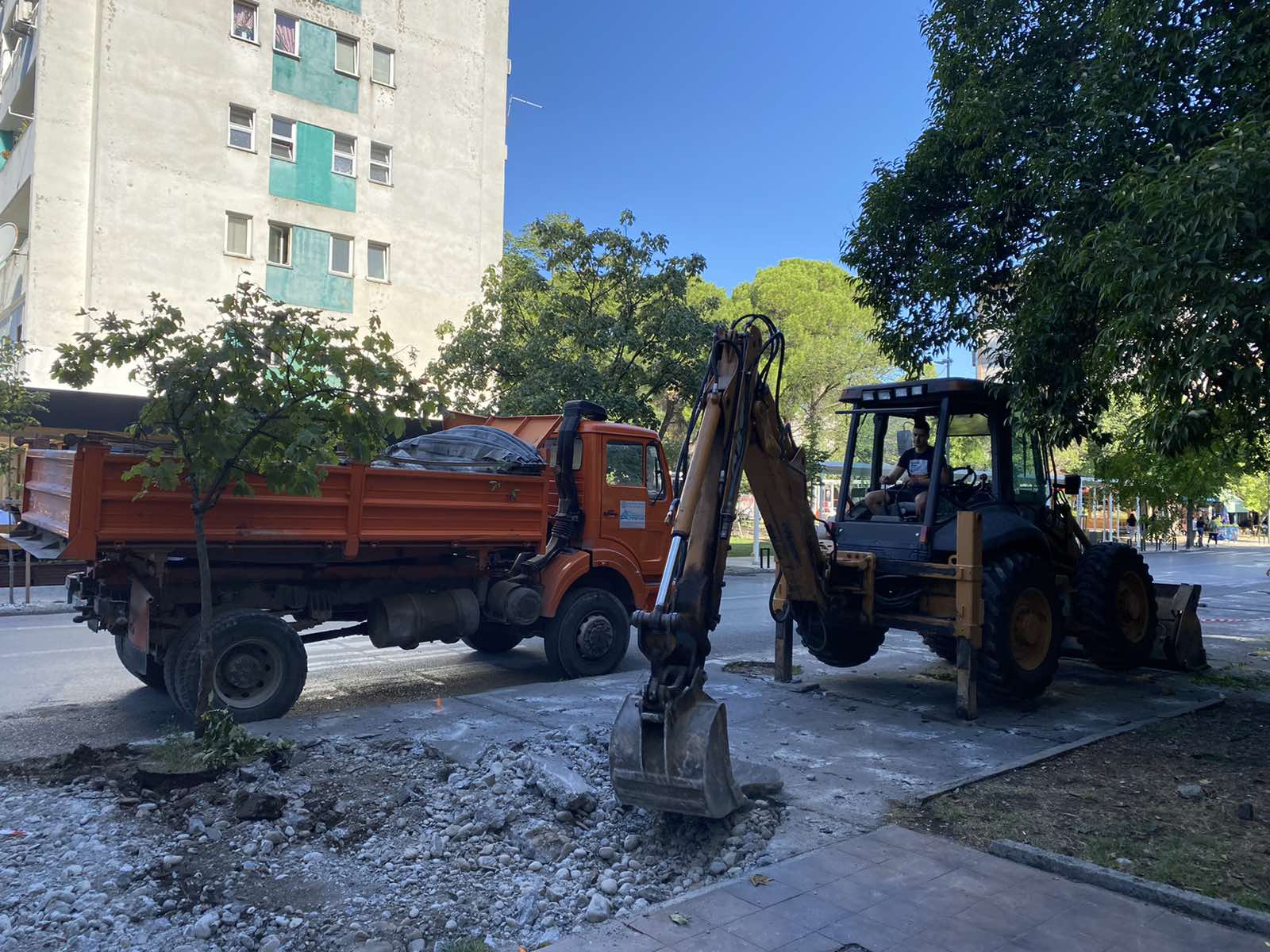 Počeli radovi na sanaciji Ulice Ivana Vujoševića