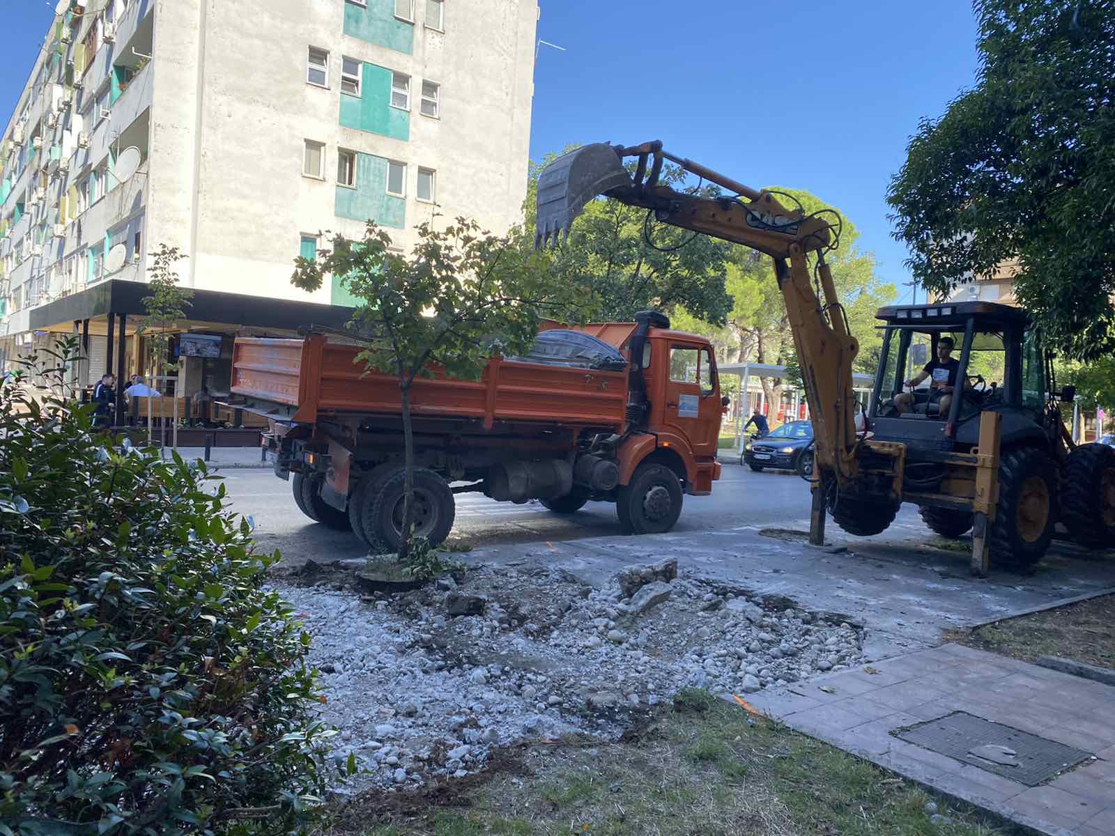 Počeli radovi na sanaciji Ulice Ivana Vujoševića