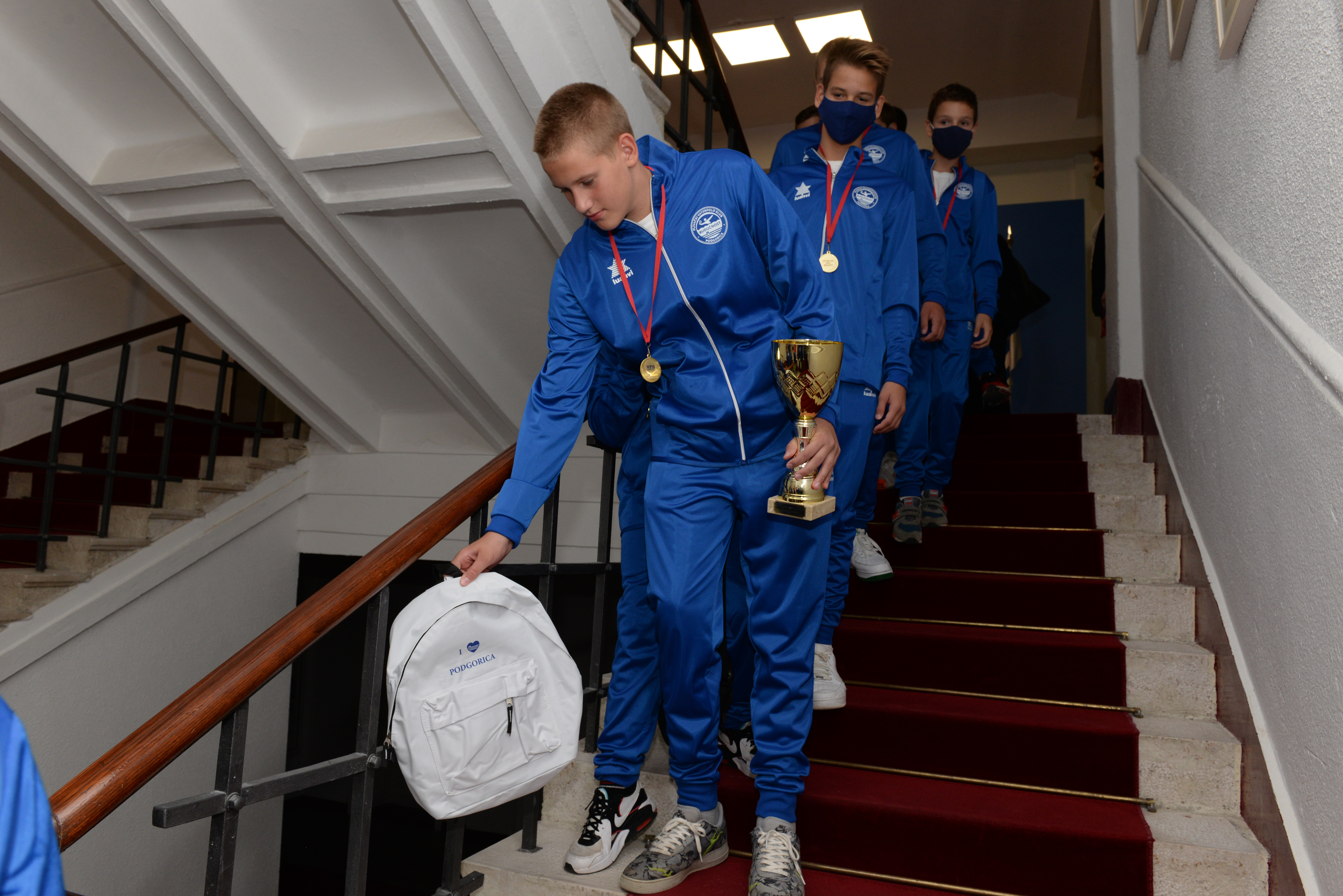 Vuković upriličio prijem za Plivački vaterpolo klub "Budućnost"; Izvanredan uspjeh mladog podgoričkog kluba