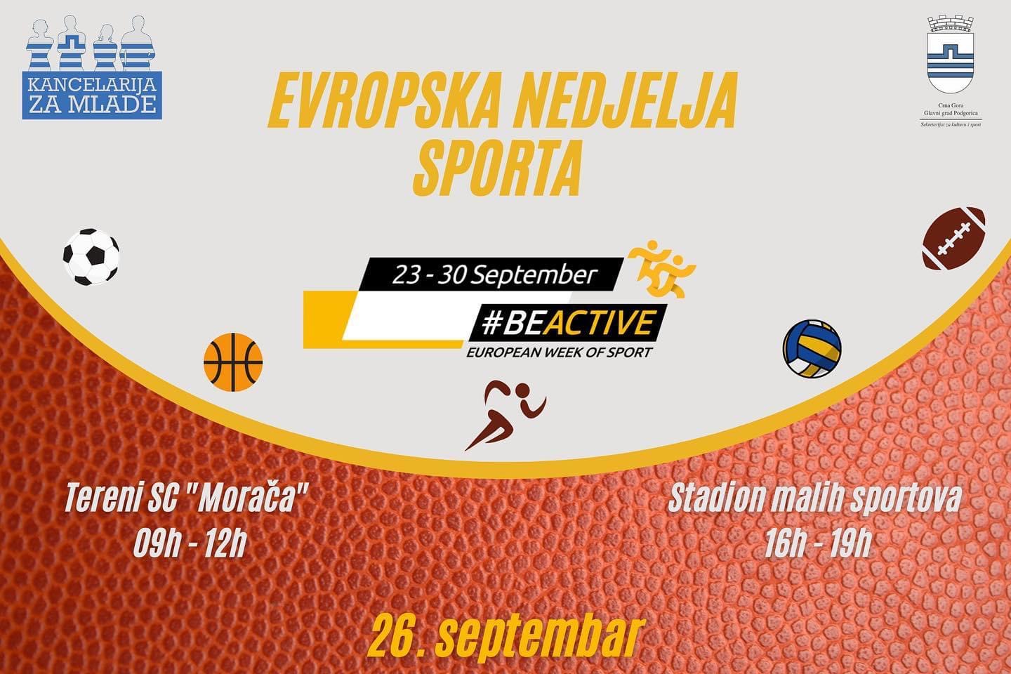 Počinje Evropska neđelja sporta