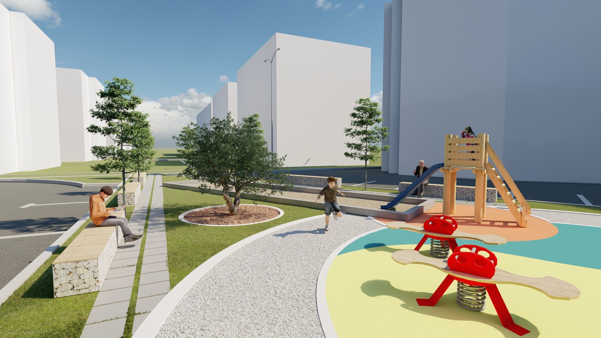 Stanovnici Slovačke ulice dobijaju prostor za odmor, druženje i igru