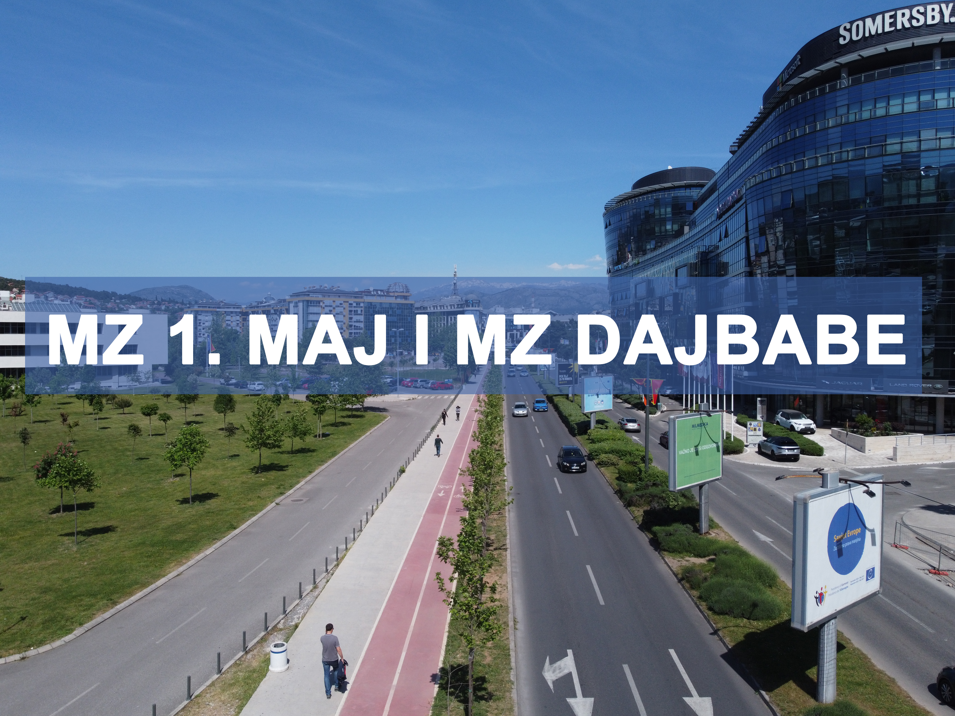 Predstavnici Glavnog grada sjutra sa stanovnicima MZ "1. maj" i MZ "Dajbabe"