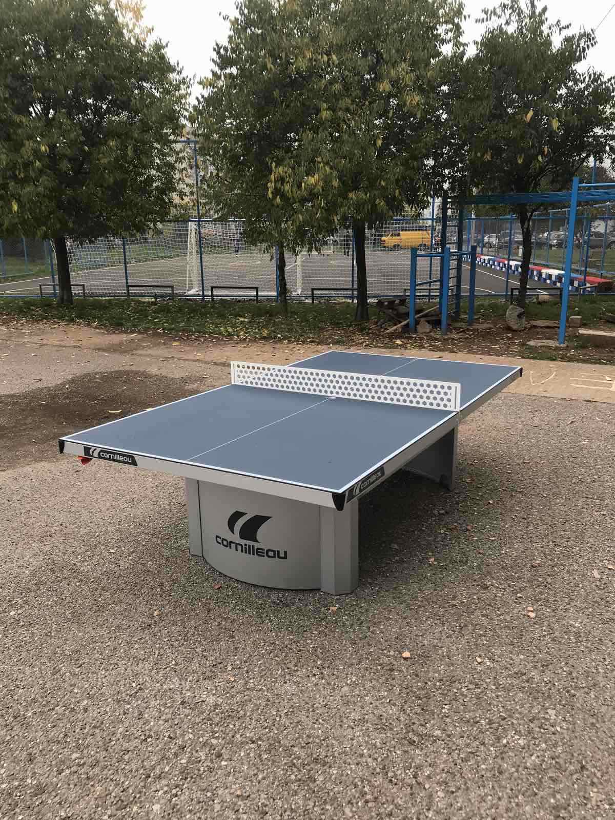 Novi stolovi za stoni tenis na više lokacija u Podgorici