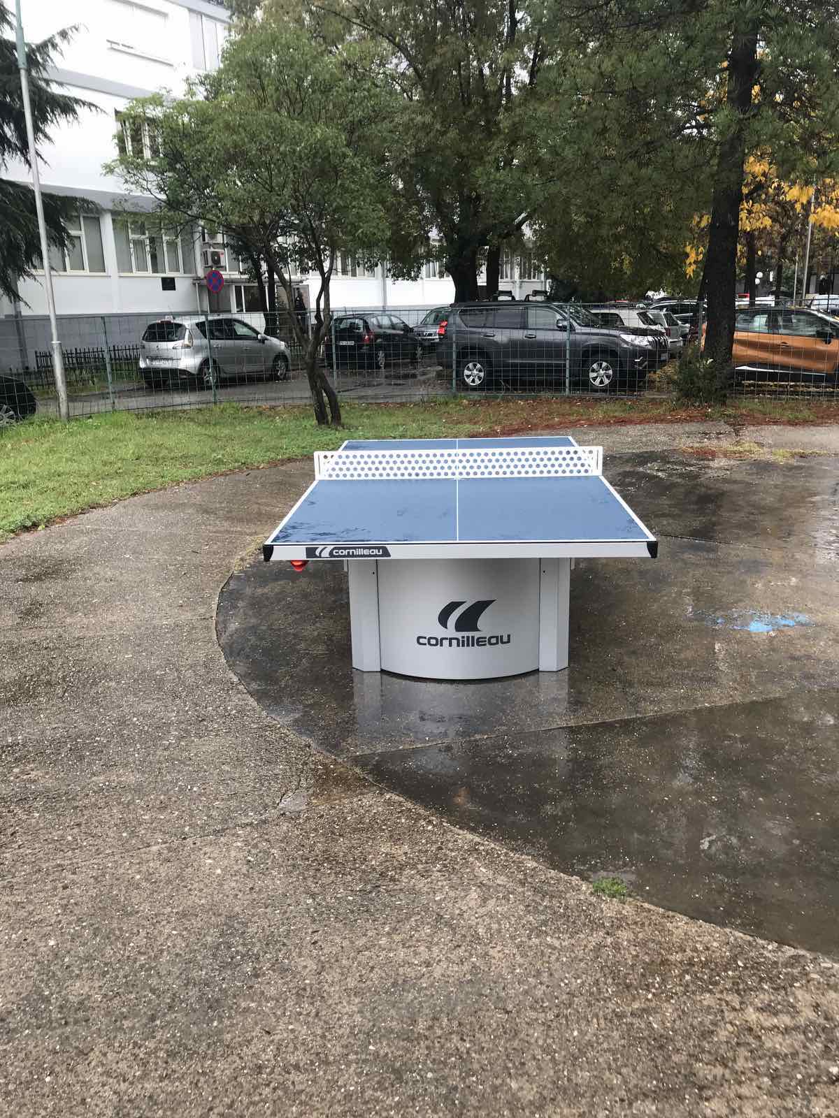 Novi stolovi za stoni tenis na više lokacija u Podgorici