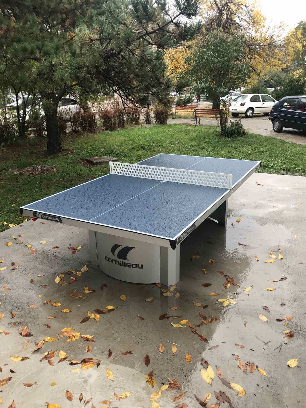 Novi stolovi za stoni tenis na više lokacija u Podgorici