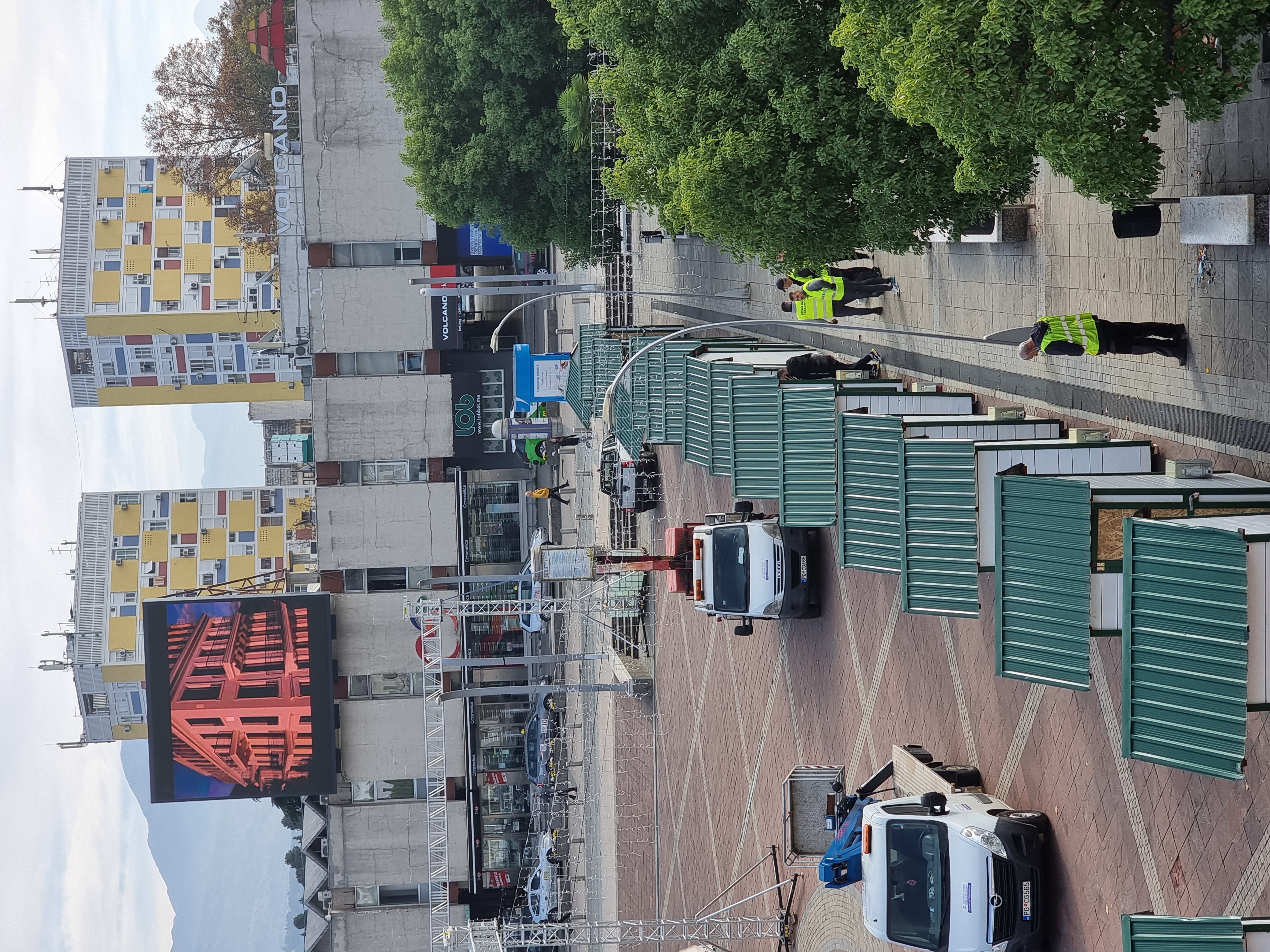Pazar dolazi u grad; U toku pripreme za početak jedne od najljepših manifestacija u Podgorici
