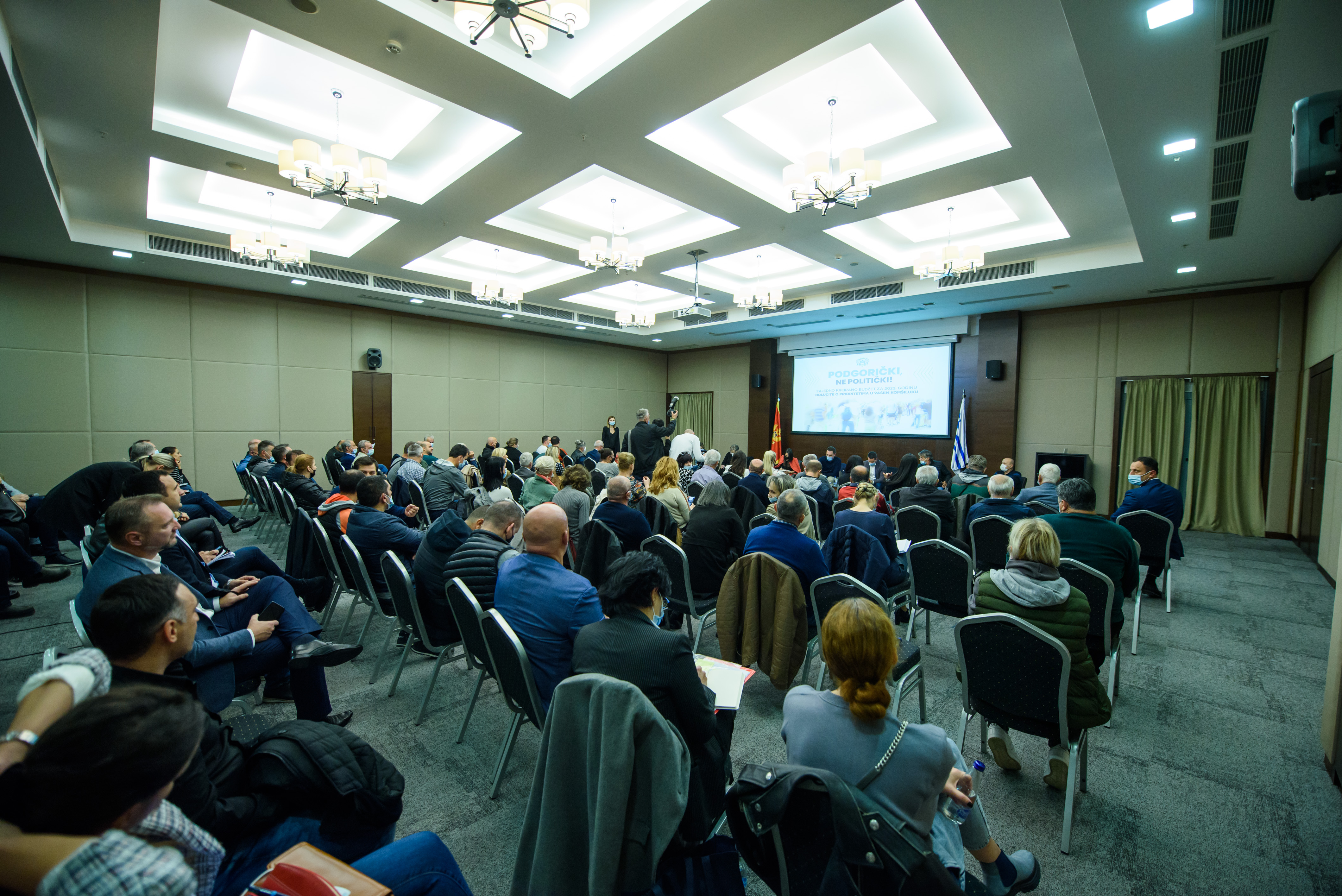 Vuković sa stanovnicima mjesnih zajednica "Stara varoš", "Drač" i "19. decembar"; U razvoj ovog dijela Podgorice uloženo 3.470.000 eura