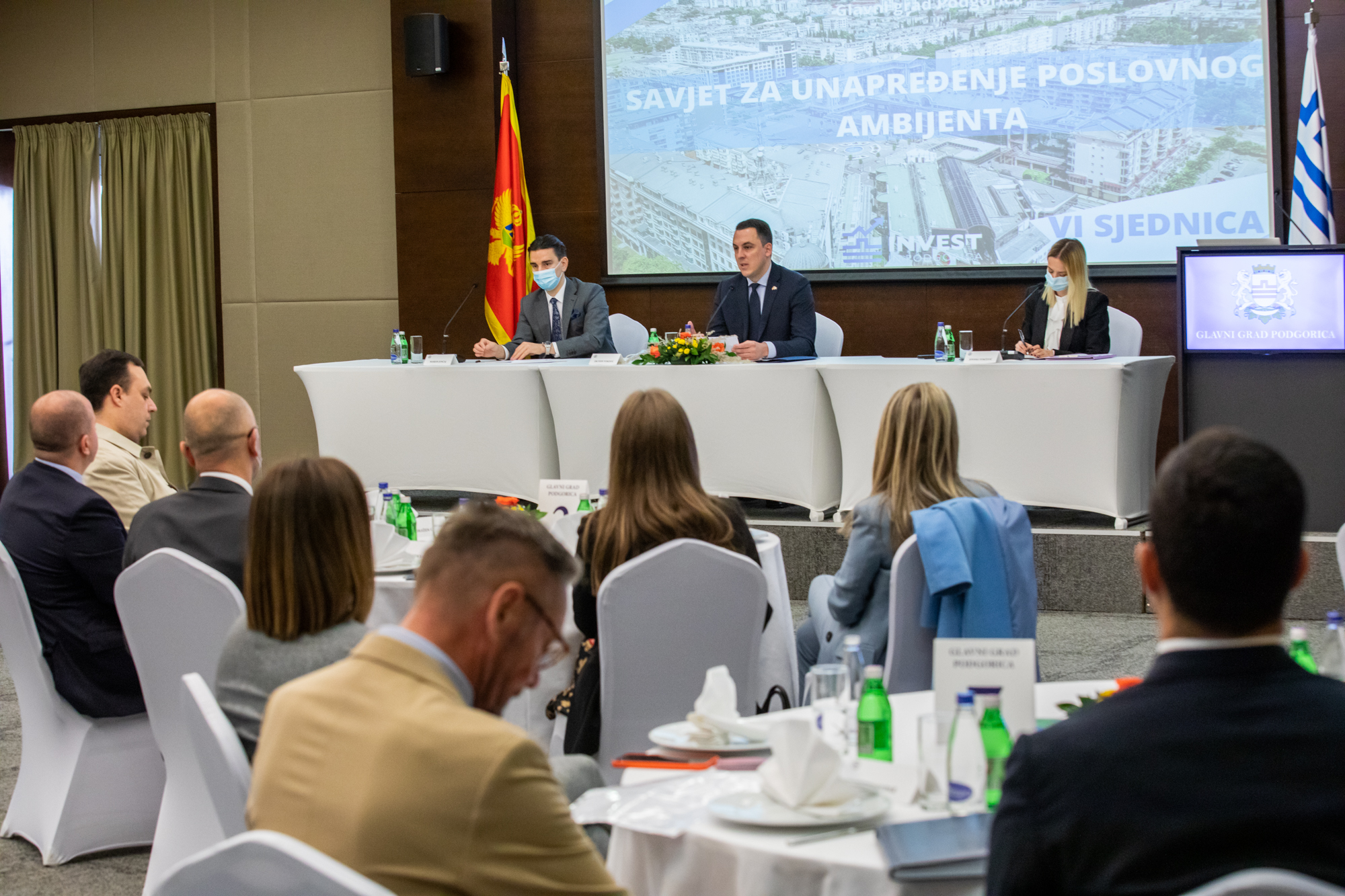 Održana VI sjednica Savjeta za unapređenje poslovnog ambijenta; Glavni grad kao finansijski stabilan sistem pouzdan partner biznis zajednici