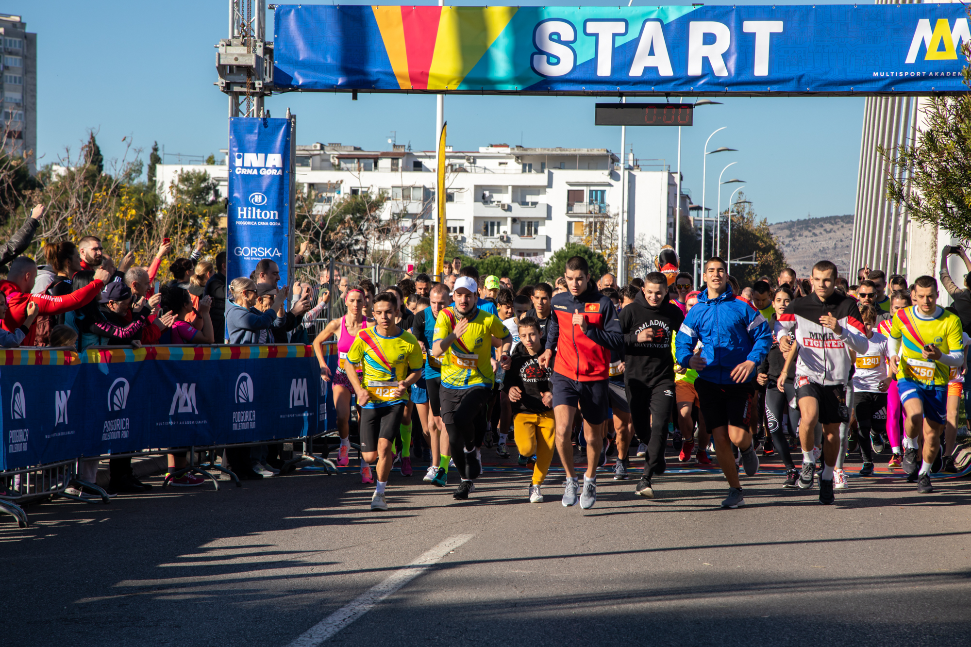 Fenomenalnom maratonskom trkom obilježili premijerno izdanje Podgorica Millennium run-a