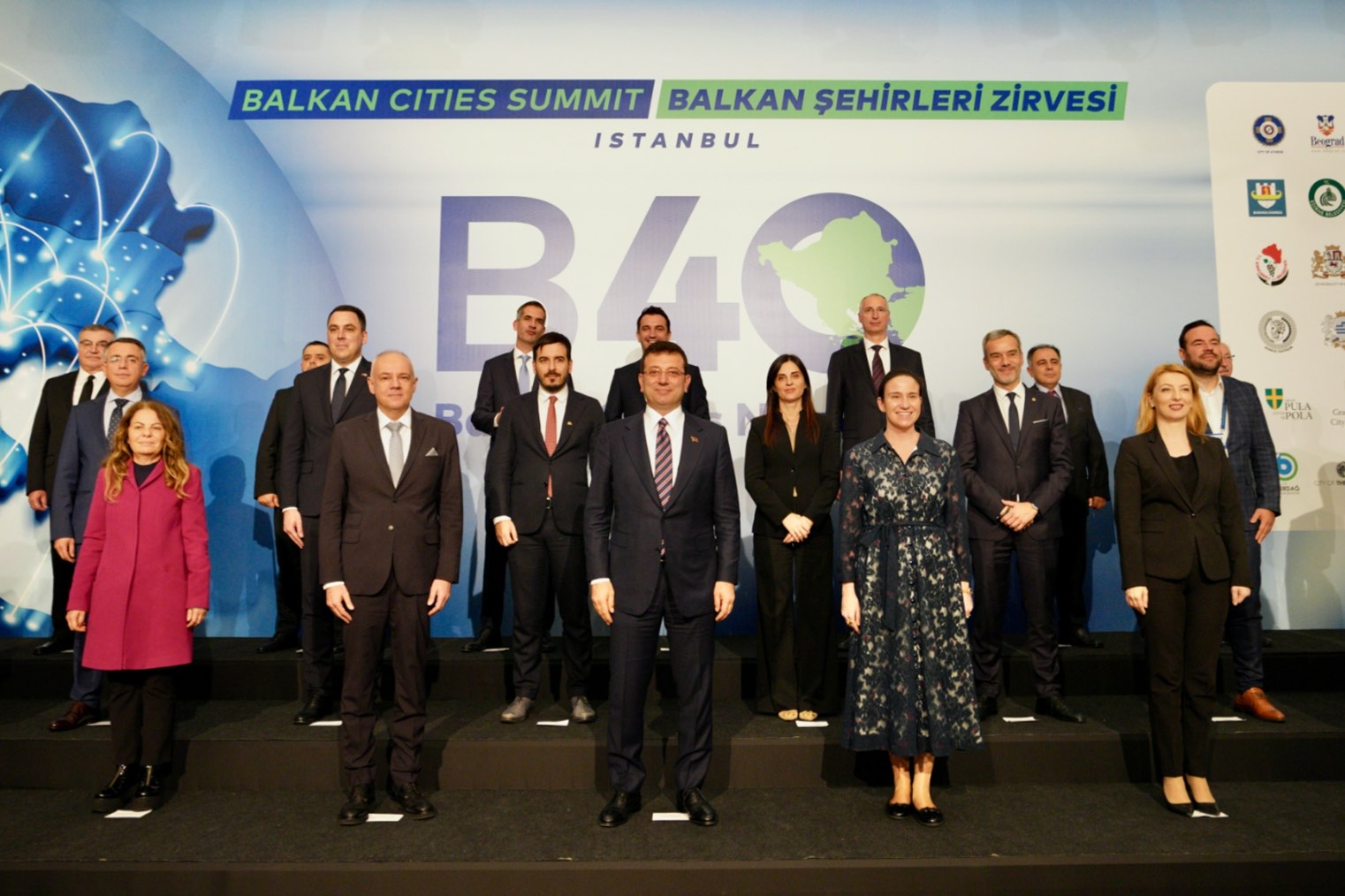 Vuković sa gradonačelnicima Atine, Beograda i Skoplja