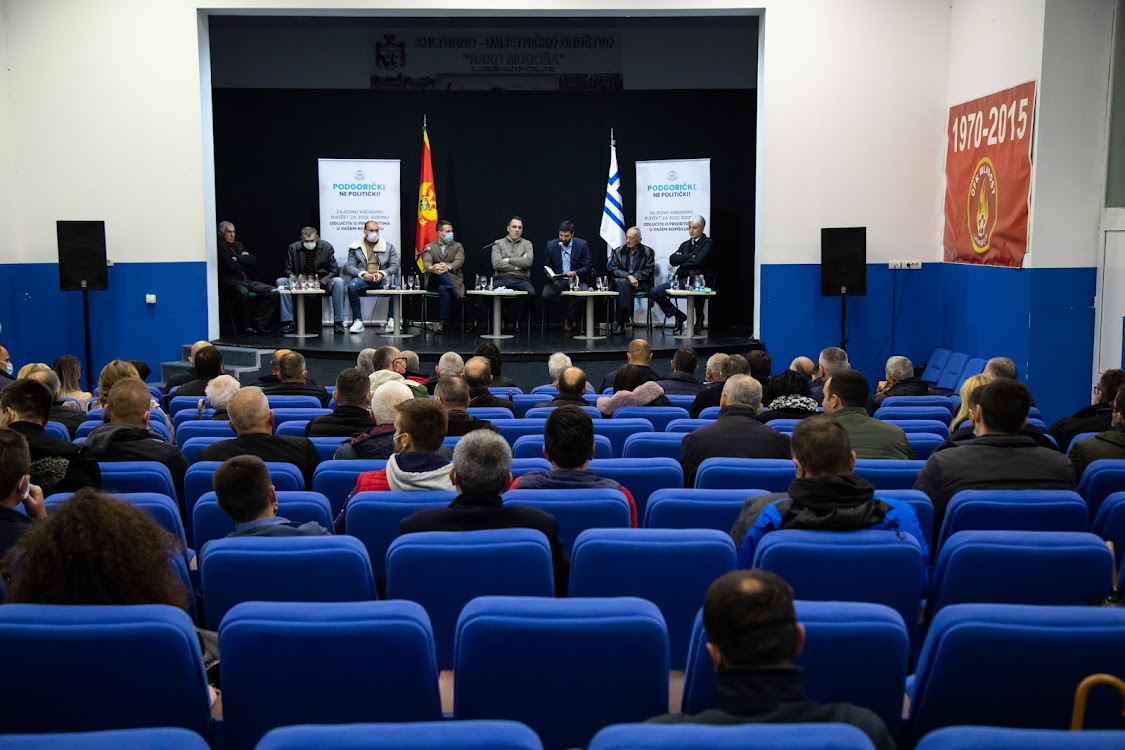 Vuković sa stanovnicima MZ Donja Gorica, Lješkopolje, Barutana, Gradac, Beri, Krusi i Komani; Glavni grad ostaje posvećen razvoju svih djelova Podgorice