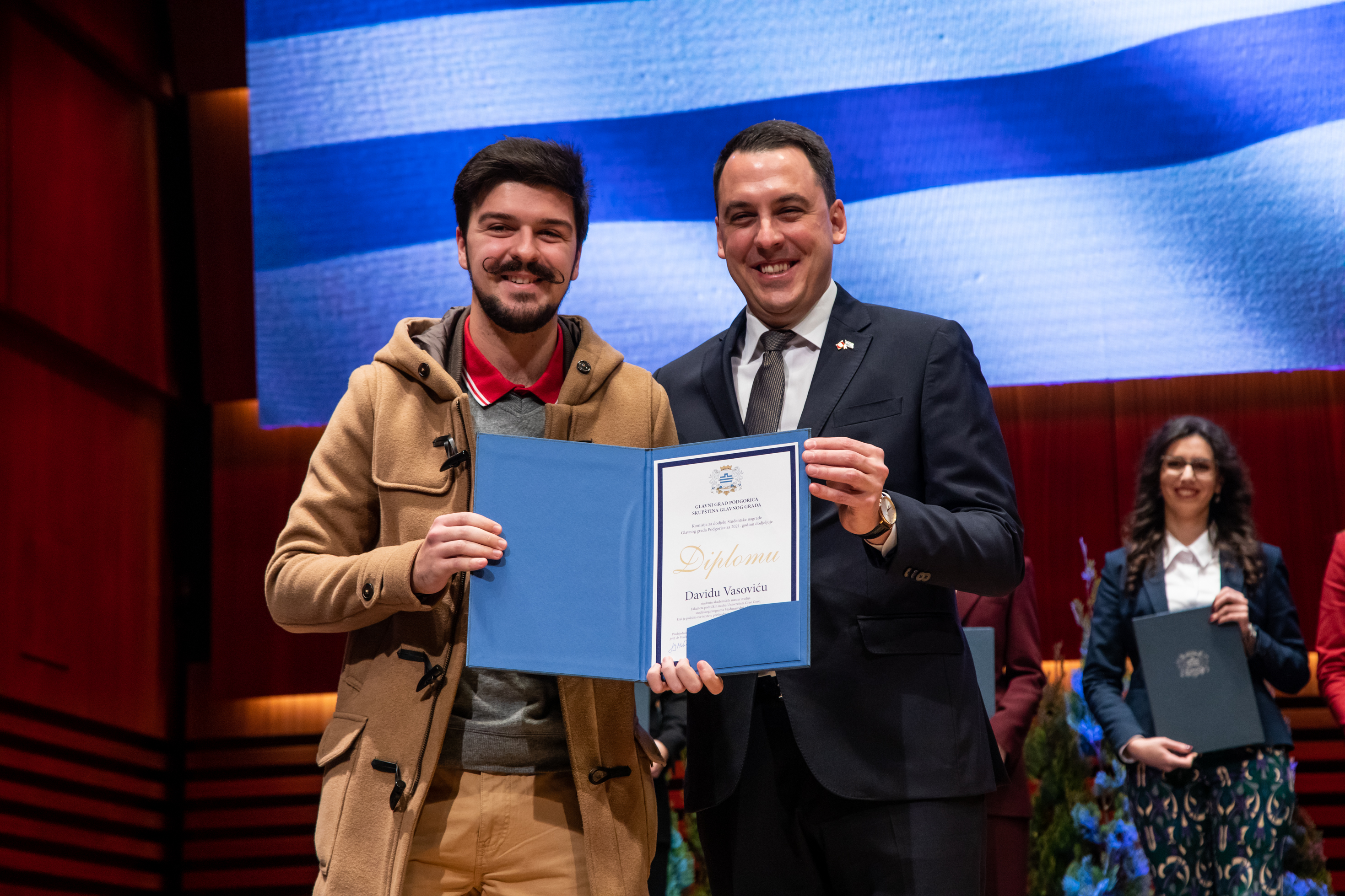 Dodijeljene nagrade najboljim studentima za 2021. godinu; Vuković: Vi ste budućnost Podgorice i Crne Gore