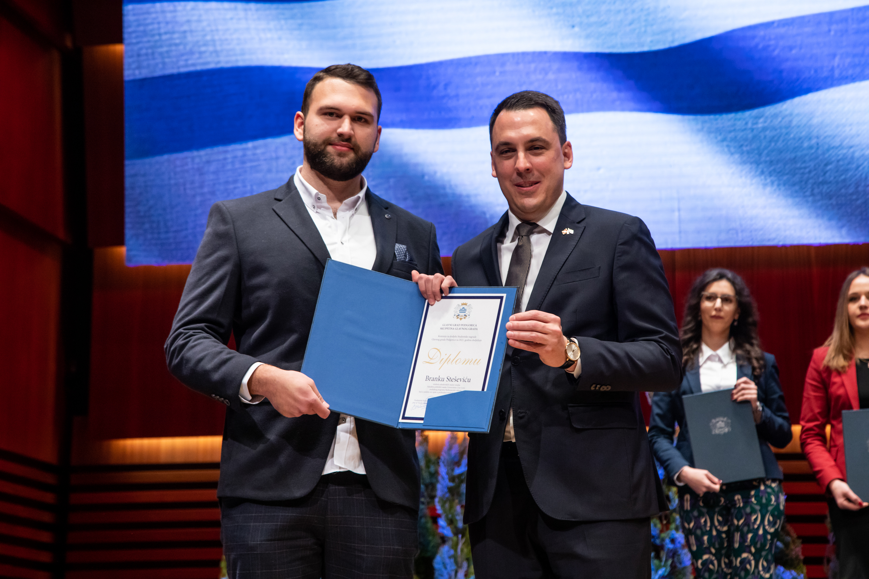 Dodijeljene nagrade najboljim studentima za 2021. godinu; Vuković: Vi ste budućnost Podgorice i Crne Gore