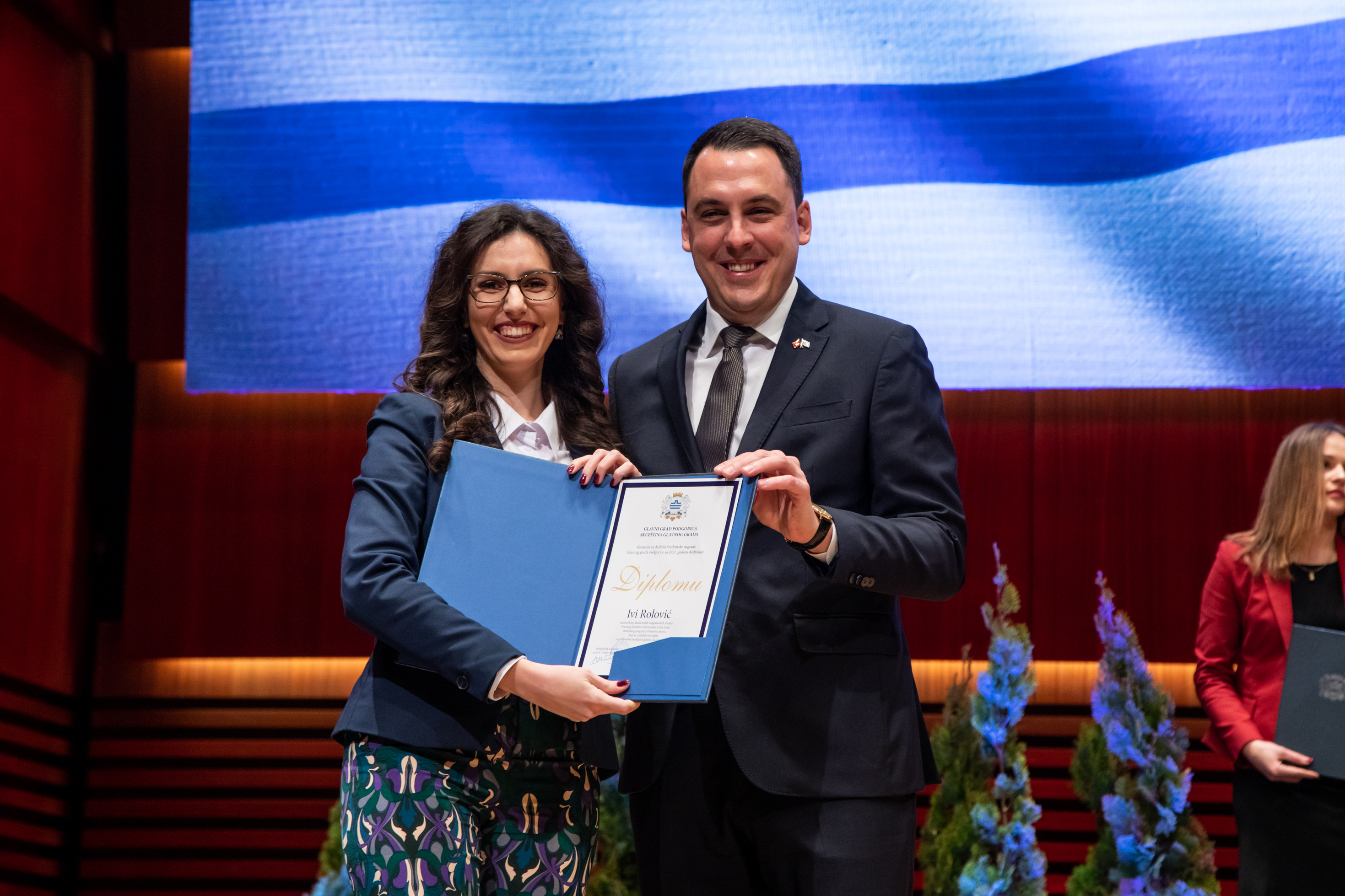Dodijeljene nagrade najboljim studentima za 2021. godinu; Vuković: Vi ste budućnost Podgorice i Crne Gore
