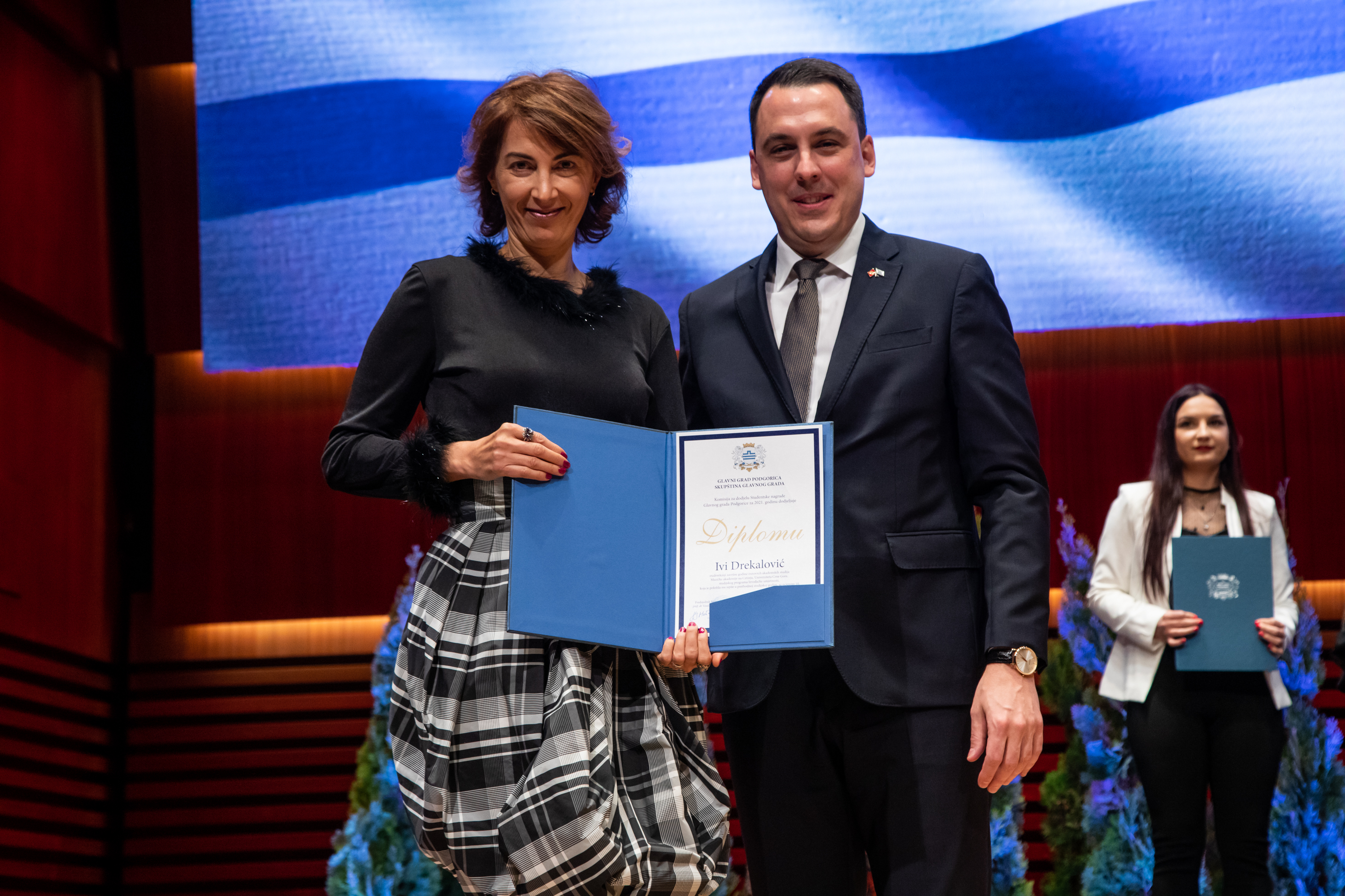 Dodijeljene nagrade najboljim studentima za 2021. godinu; Vuković: Vi ste budućnost Podgorice i Crne Gore