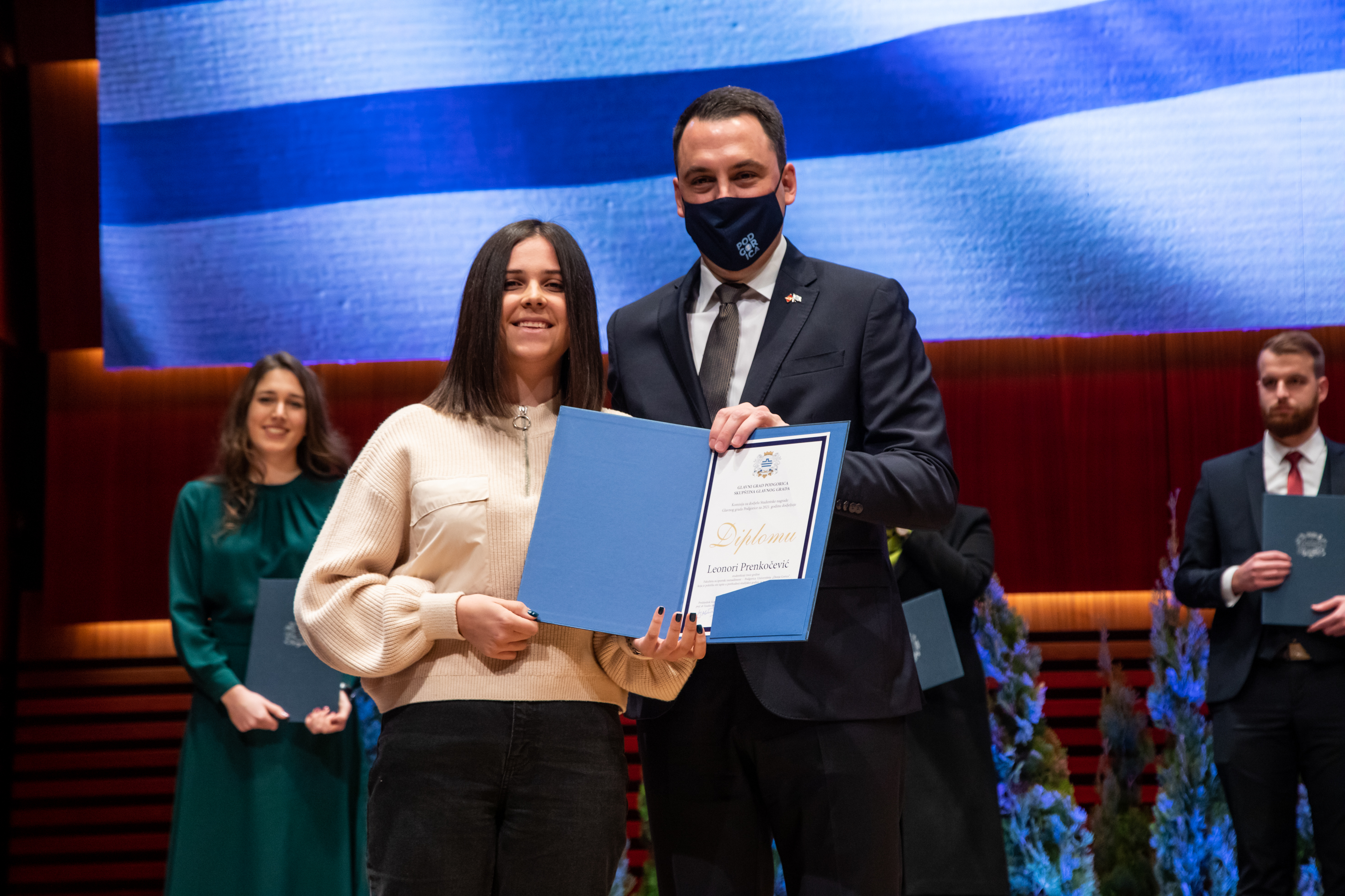 Dodijeljene nagrade najboljim studentima za 2021. godinu; Vuković: Vi ste budućnost Podgorice i Crne Gore
