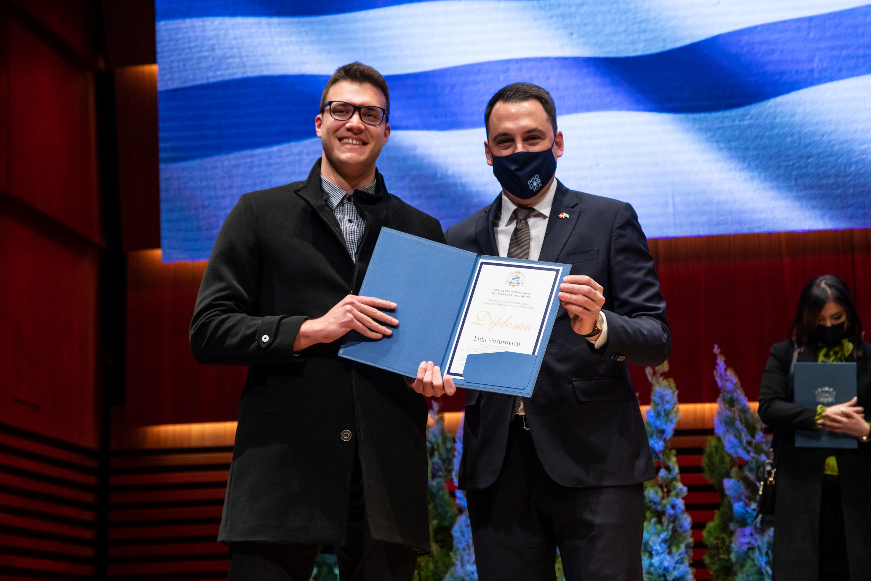 Dodijeljene nagrade najboljim studentima za 2021. godinu; Vuković: Vi ste budućnost Podgorice i Crne Gore
