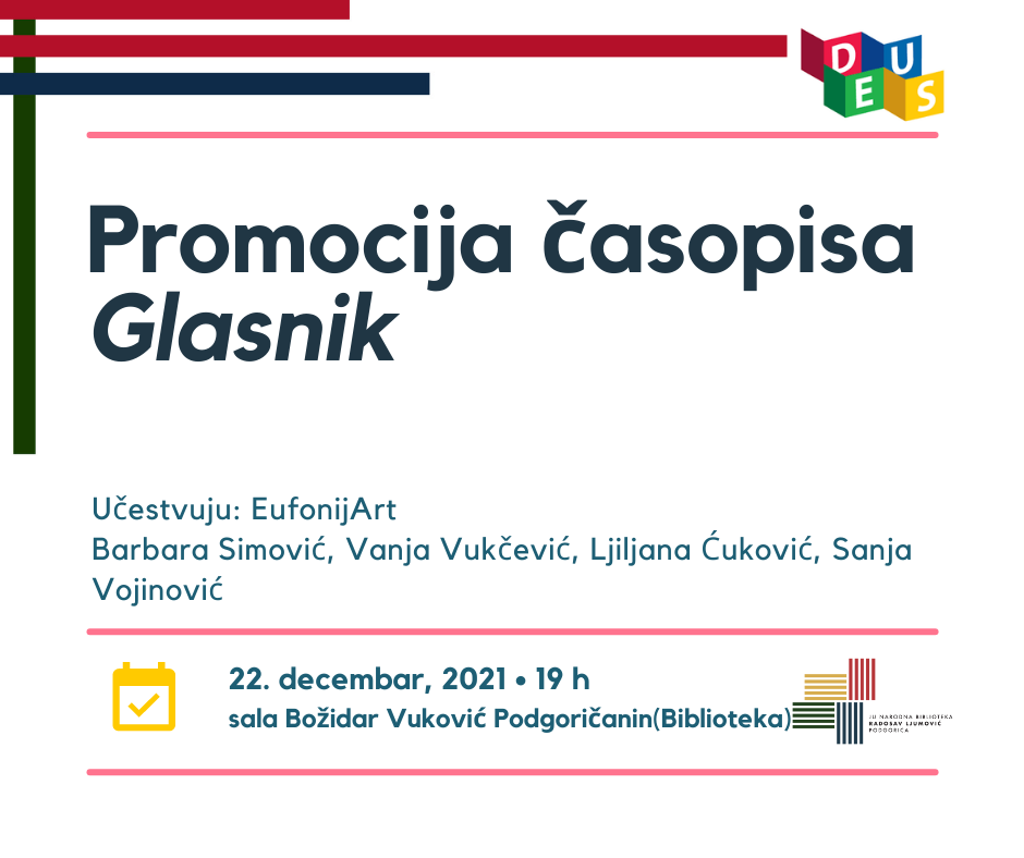 Novo izdanje časopisa za kulturu i kulturna pitanja "Glasnik"