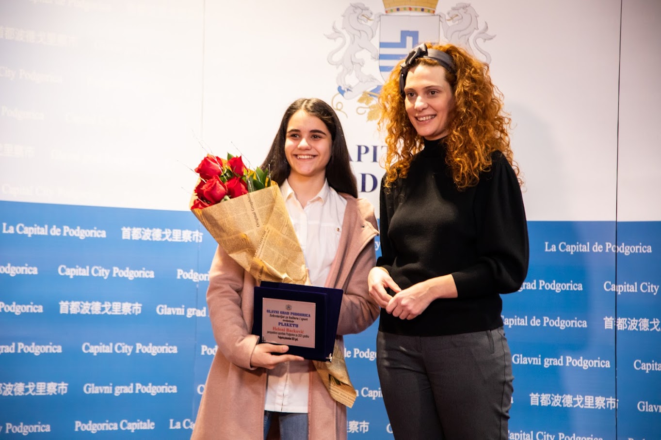 Nagrađeni najbolji sportisti Podgorice u 2021. godini; Vuković: Glavni grad nastavlja da unapređuje uslove za najbolje ambasadore našeg grada