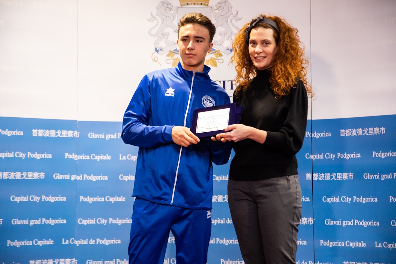 Nagrađeni najbolji sportisti Podgorice u 2021. godini; Vuković: Glavni grad nastavlja da unapređuje uslove za najbolje ambasadore našeg grada