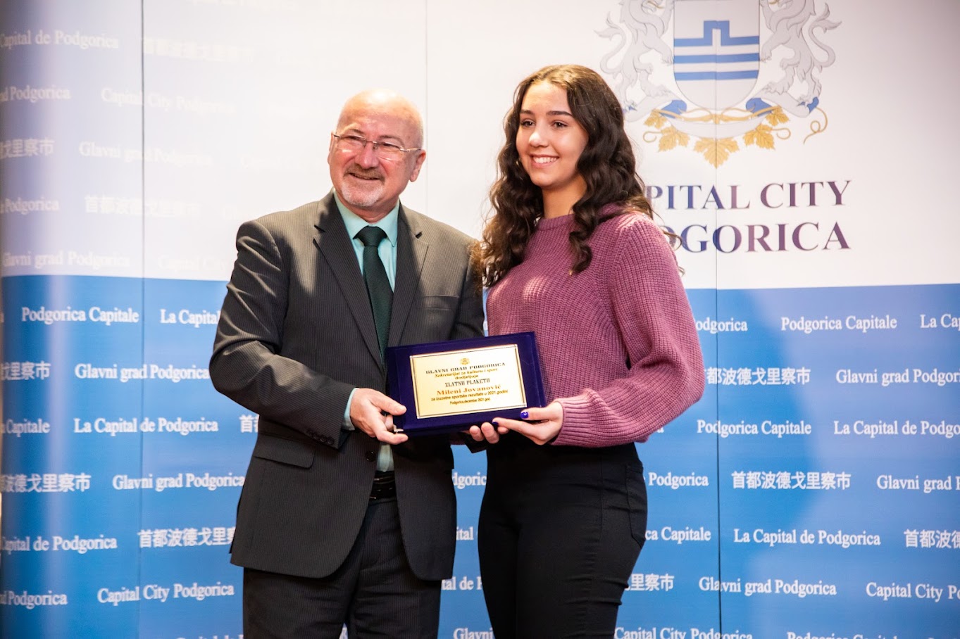 Nagrađeni najbolji sportisti Podgorice u 2021. godini; Vuković: Glavni grad nastavlja da unapređuje uslove za najbolje ambasadore našeg grada