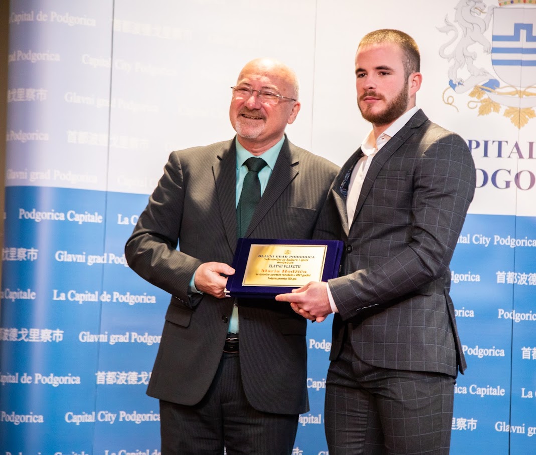 Nagrađeni najbolji sportisti Podgorice u 2021. godini; Vuković: Glavni grad nastavlja da unapređuje uslove za najbolje ambasadore našeg grada
