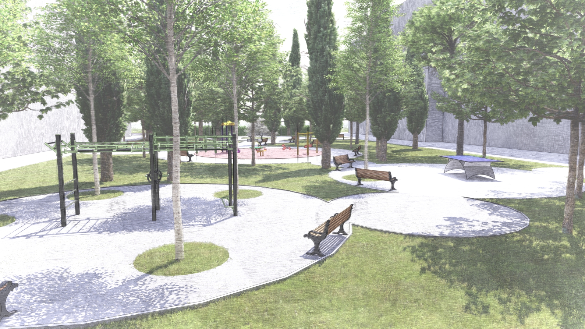 Uskoro još jedna uređena parkovska površina na Starom aerodromu